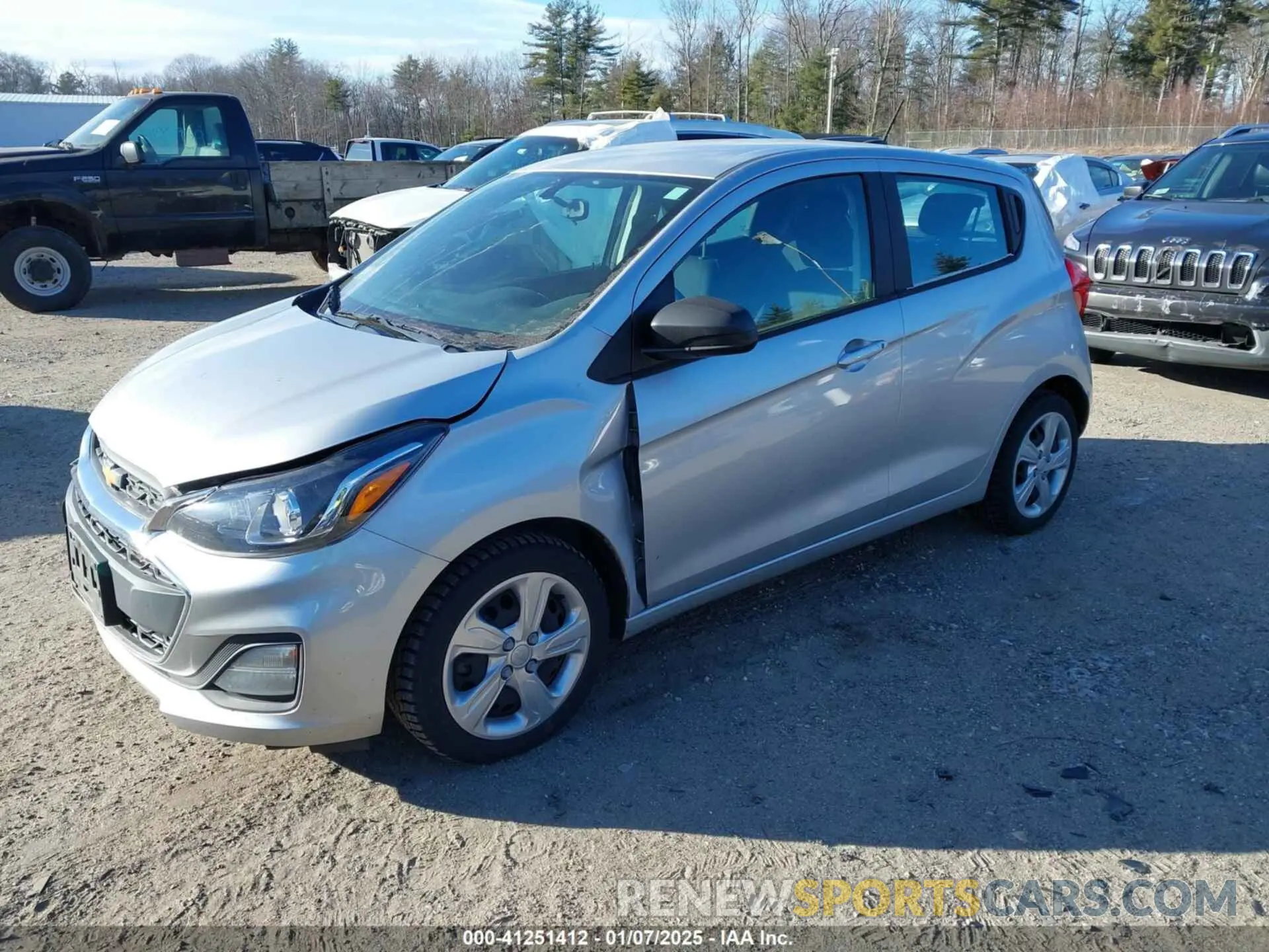 2 Photograph of a damaged car KL8CB6SA9LC422232 CHEVROLET SPARK 2020