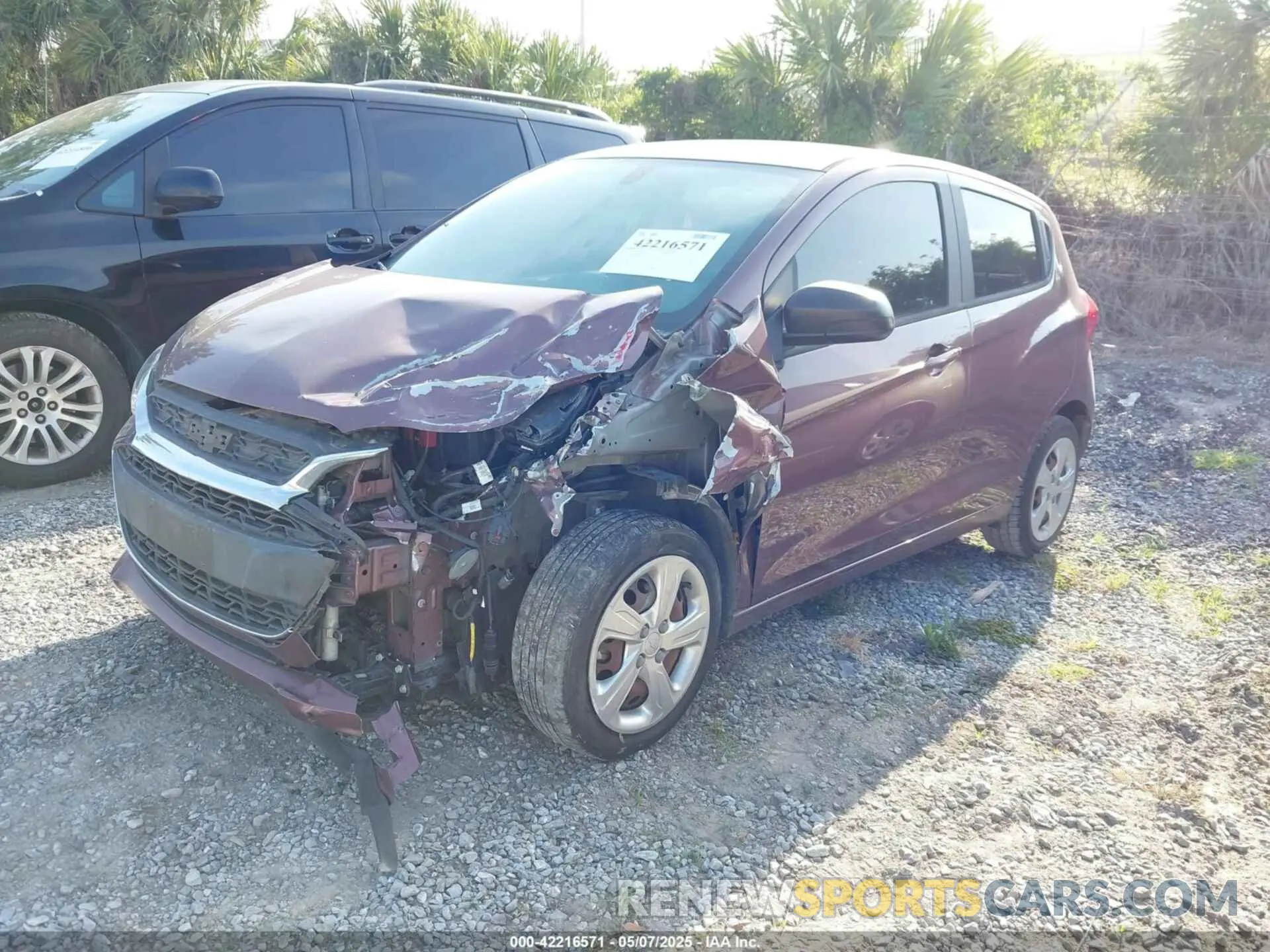 2 Фотография поврежденного автомобиля KL8CB6SA9LC465016 CHEVROLET SPARK 2020