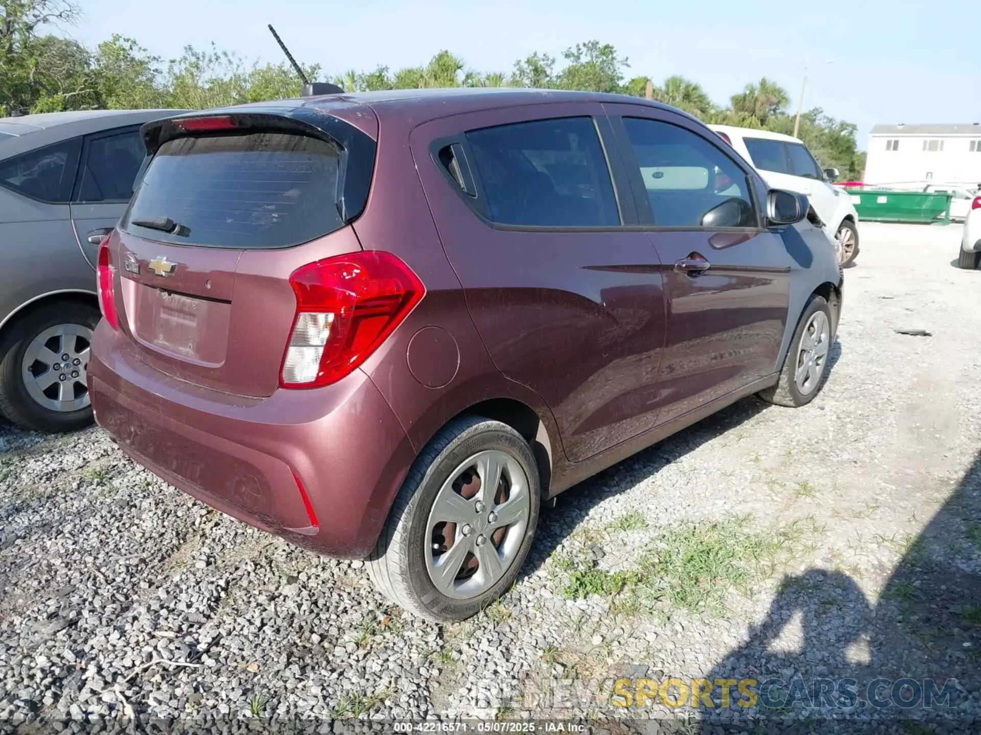 4 Фотография поврежденного автомобиля KL8CB6SA9LC465016 CHEVROLET SPARK 2020