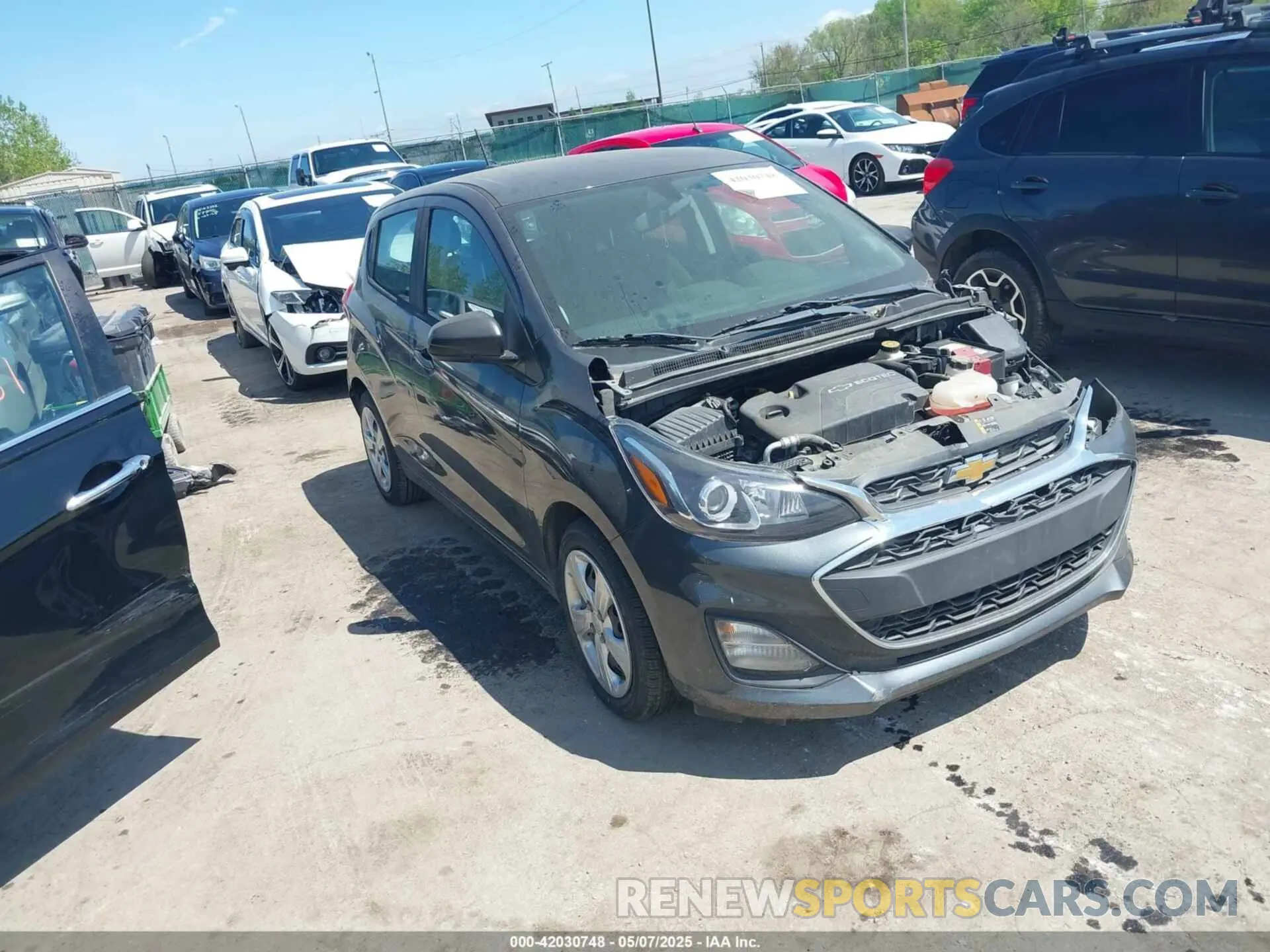 1 Фотография поврежденного автомобиля KL8CB6SA9LC468918 CHEVROLET SPARK 2020