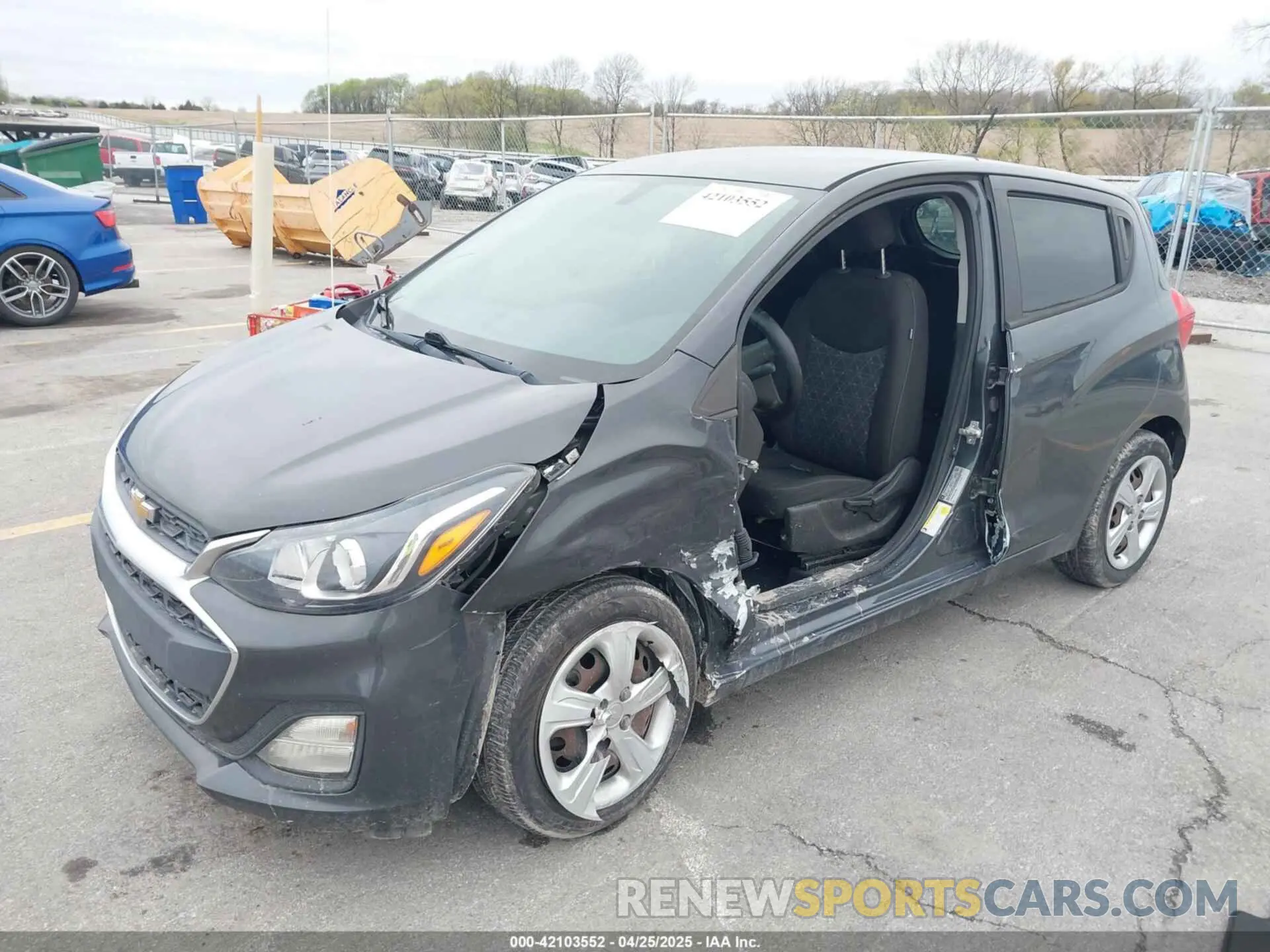 2 Фотография поврежденного автомобиля KL8CB6SA9LC473908 CHEVROLET SPARK 2020