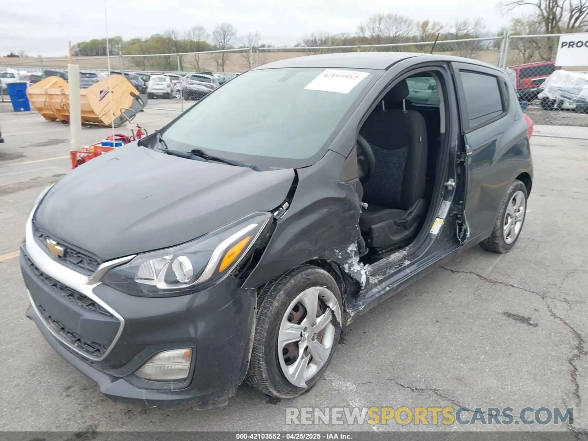 6 Фотография поврежденного автомобиля KL8CB6SA9LC473908 CHEVROLET SPARK 2020