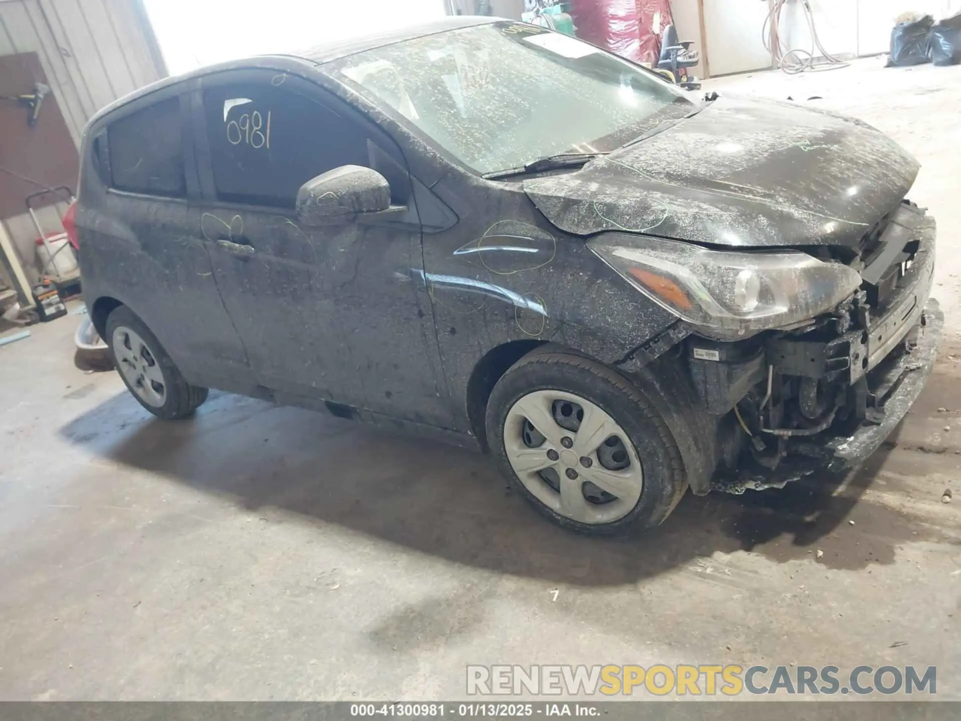 1 Photograph of a damaged car KL8CB6SAXLC407268 CHEVROLET SPARK 2020