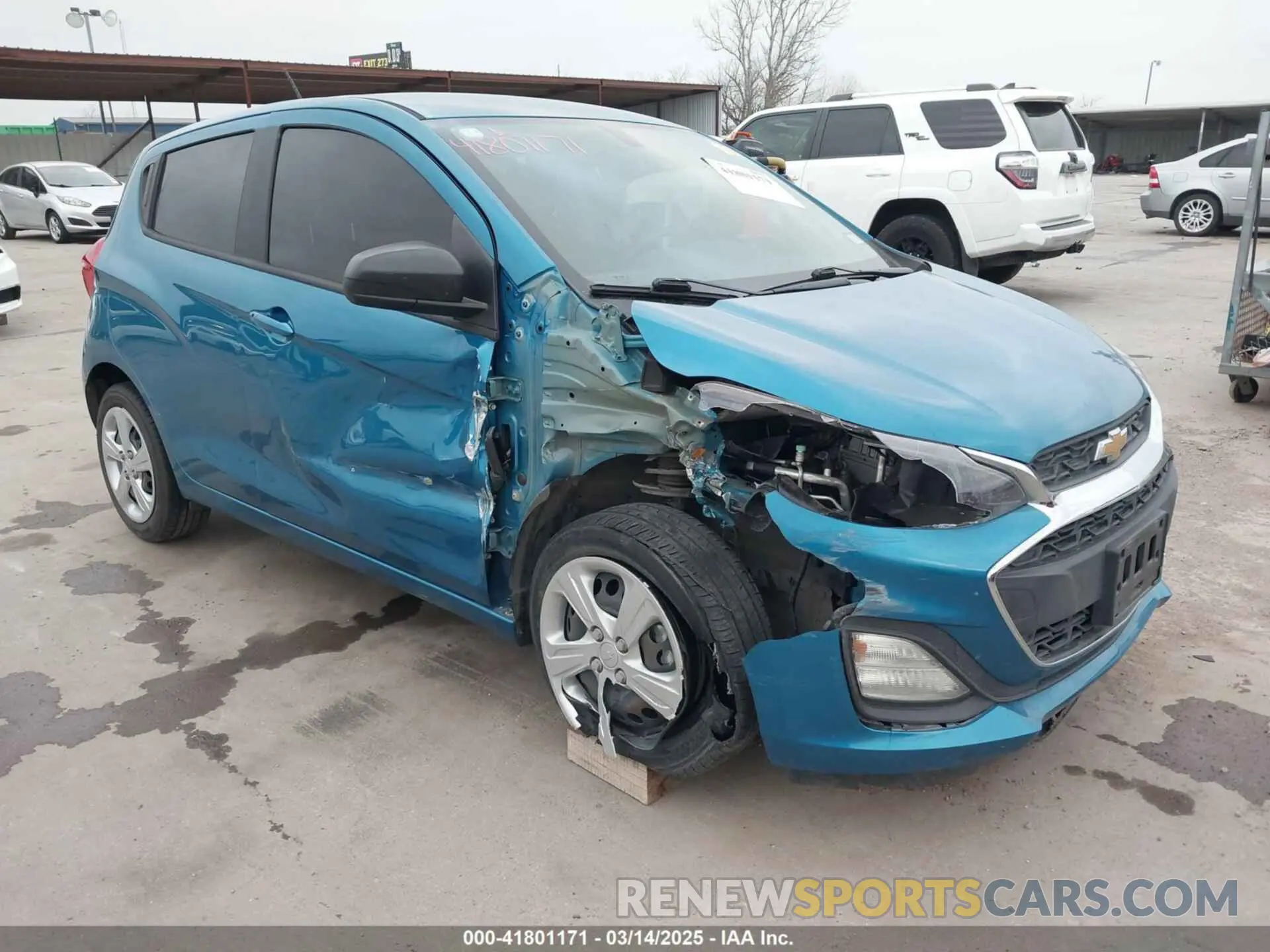 1 Photograph of a damaged car KL8CB6SAXLC422370 CHEVROLET SPARK 2020