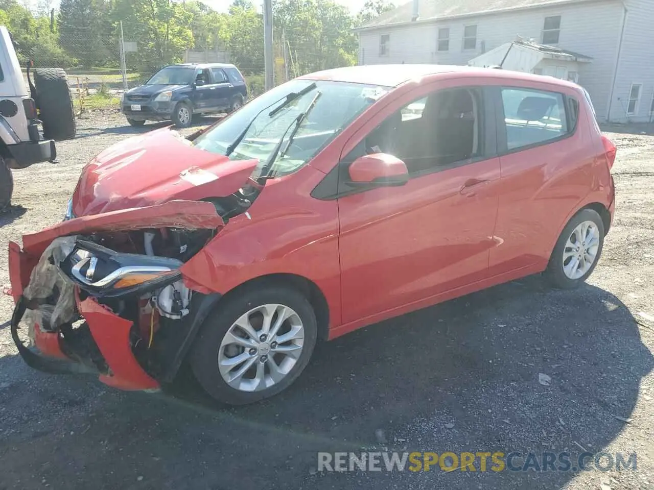 1 Photograph of a damaged car KL8CD6SA0LC441665 CHEVROLET SPARK 2020