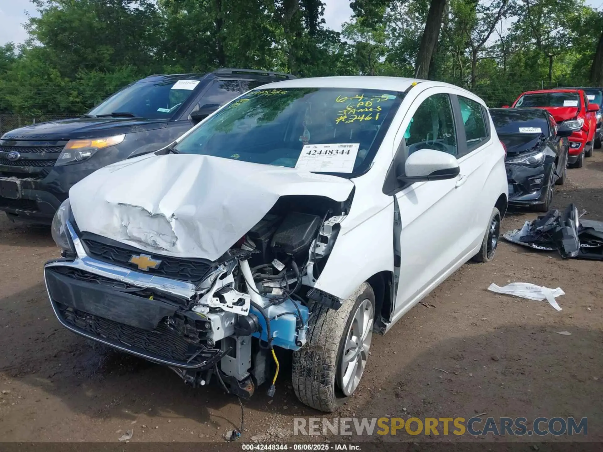 2 Photograph of a damaged car KL8CD6SA0LC442461 CHEVROLET SPARK 2020