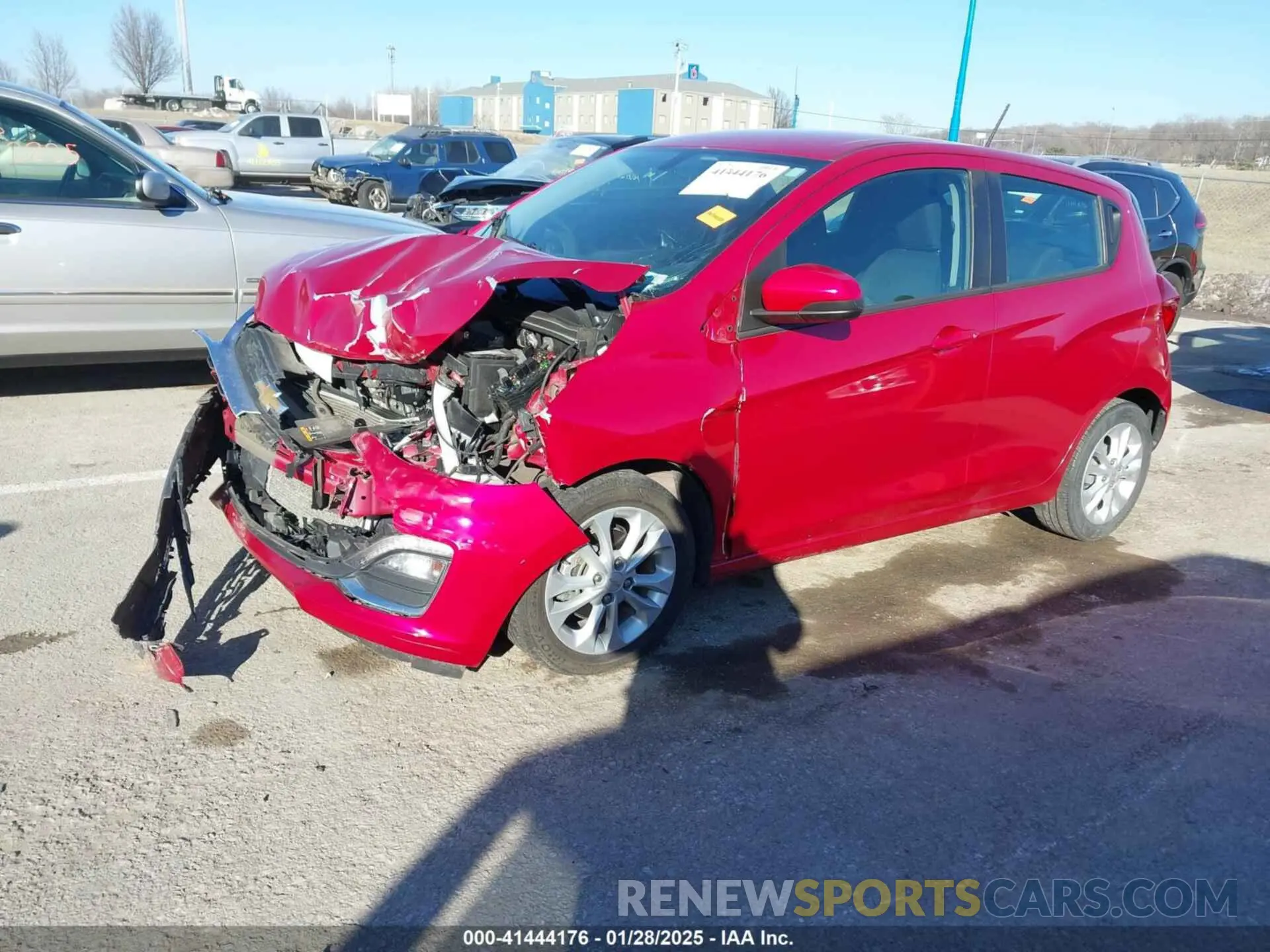 2 Photograph of a damaged car KL8CD6SA1LC451816 CHEVROLET SPARK 2020