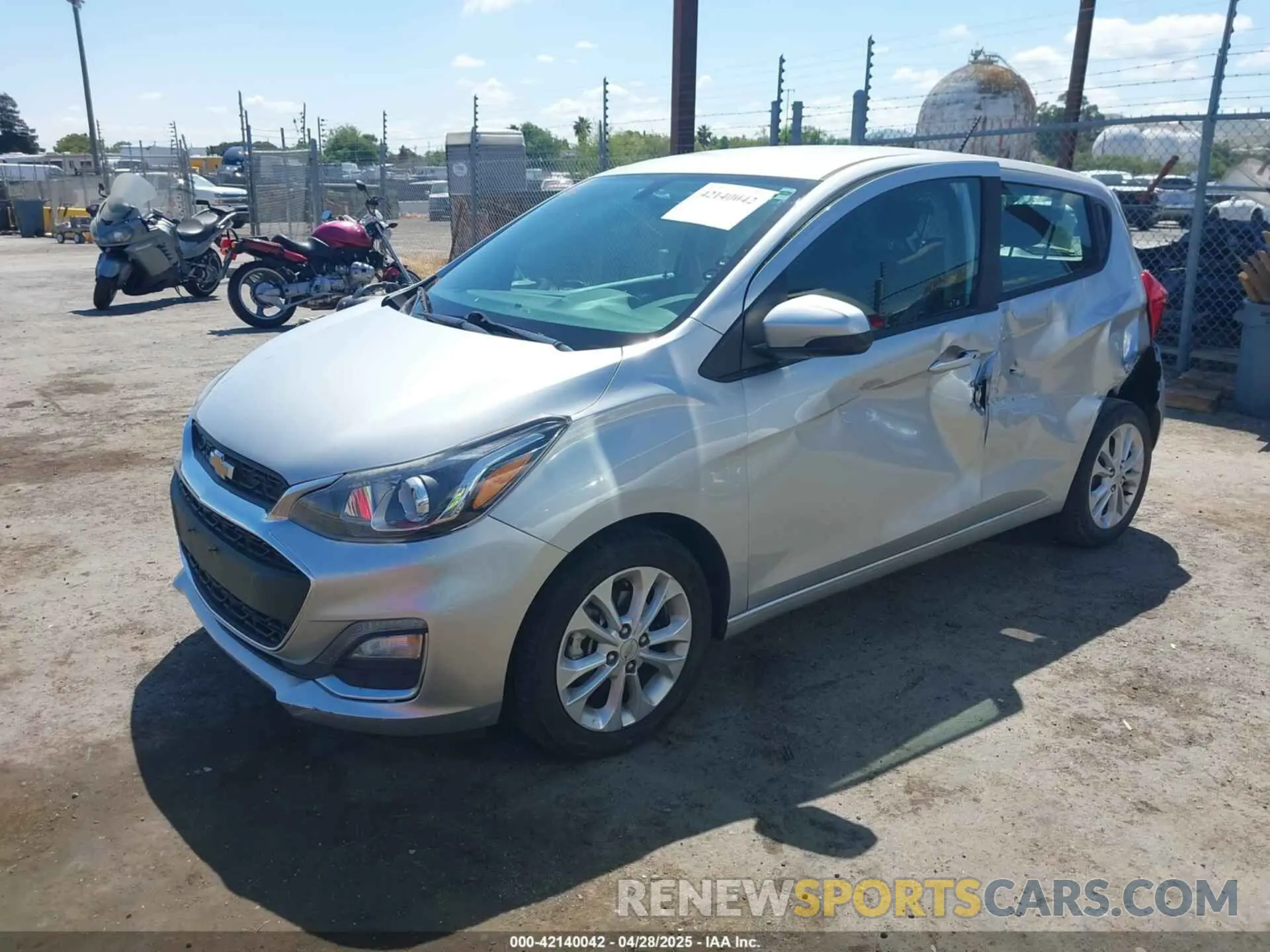 2 Фотография поврежденного автомобиля KL8CD6SA2LC432031 CHEVROLET SPARK 2020