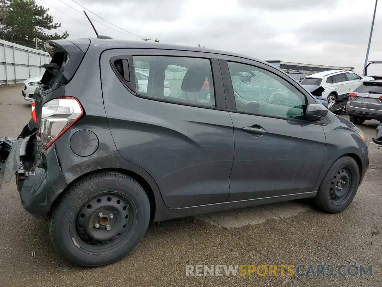 3 Photograph of a damaged car KL8CD6SA3LC412922 CHEVROLET SPARK 2020
