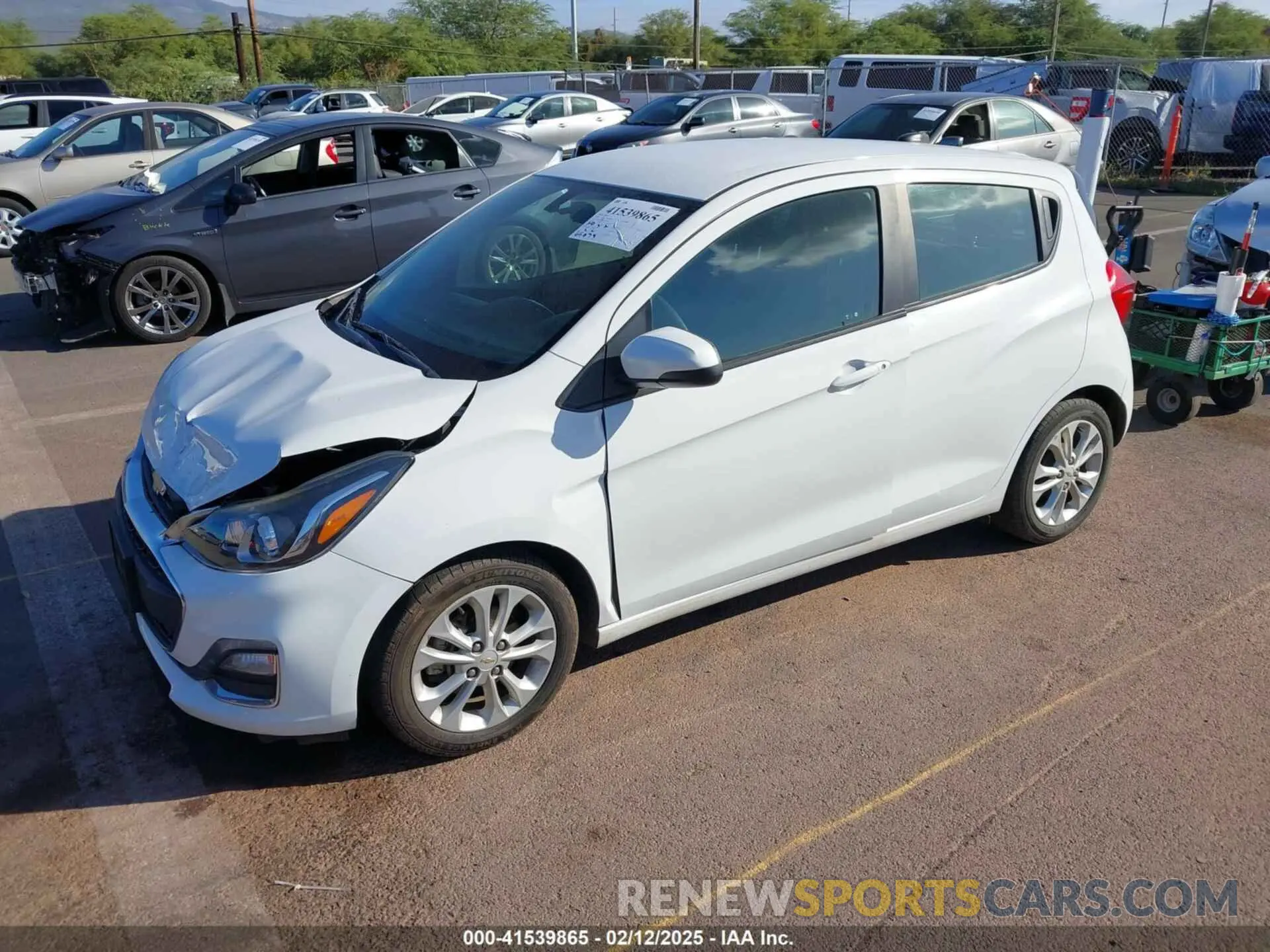 2 Photograph of a damaged car KL8CD6SA4LC428546 CHEVROLET SPARK 2020