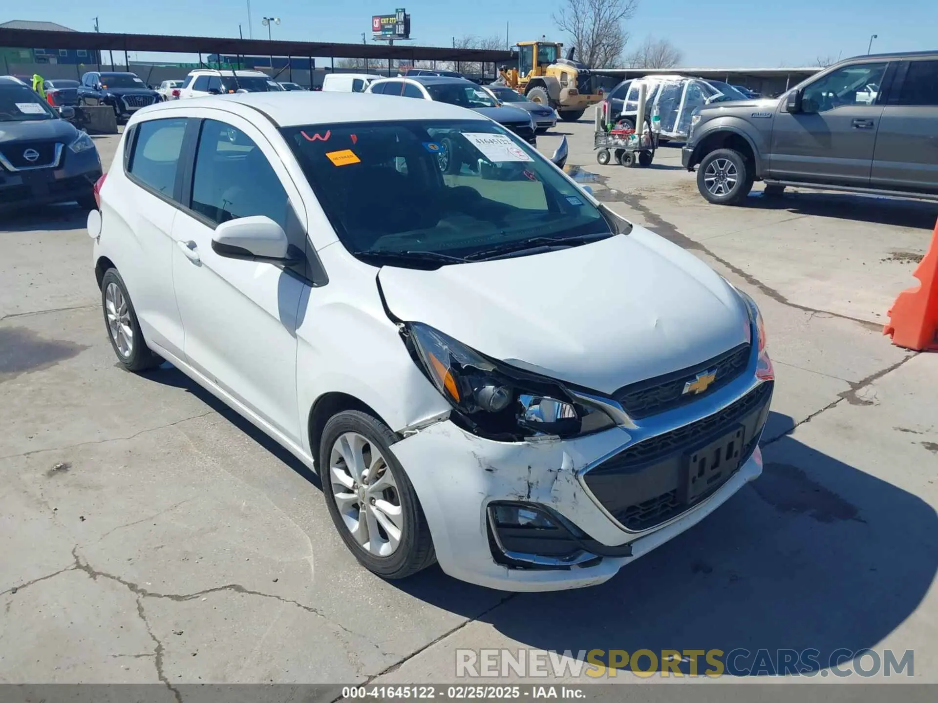 1 Photograph of a damaged car KL8CD6SA5LC427759 CHEVROLET SPARK 2020