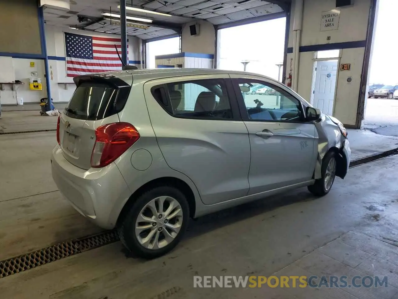 3 Фотография поврежденного автомобиля KL8CD6SA6LC447633 CHEVROLET SPARK 2020