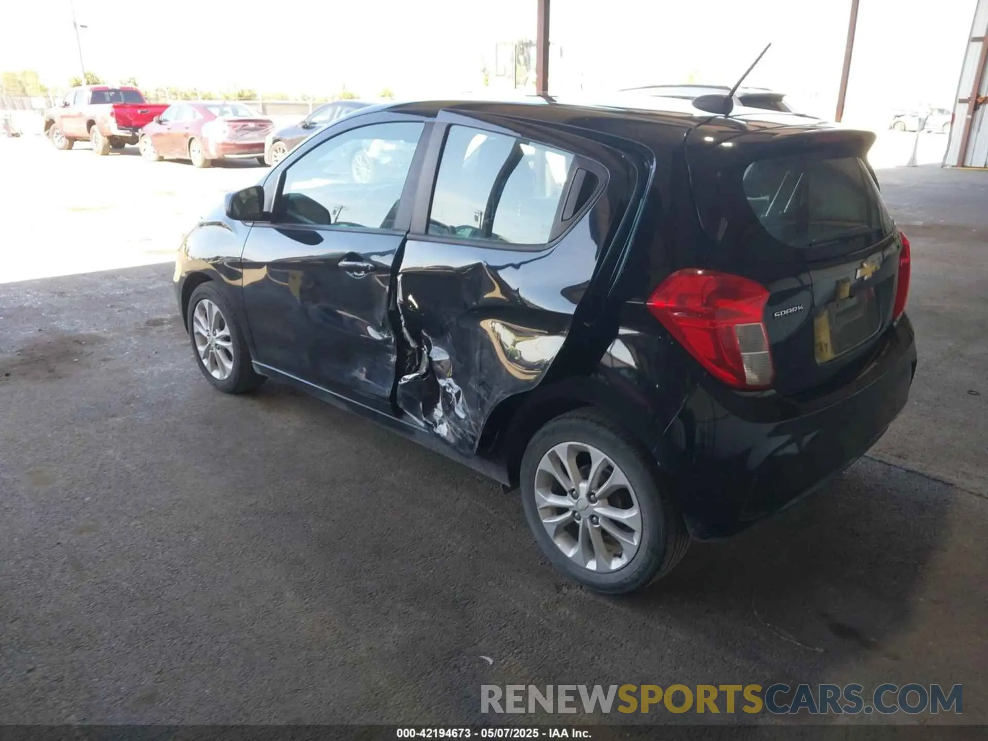 3 Фотография поврежденного автомобиля KL8CD6SA6LC459300 CHEVROLET SPARK 2020