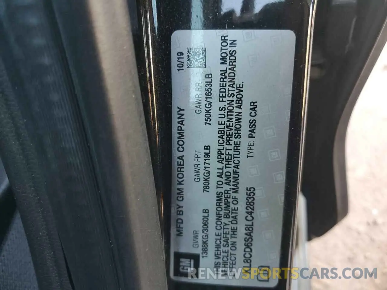 12 Фотография поврежденного автомобиля KL8CD6SA8LC428355 CHEVROLET SPARK 2020