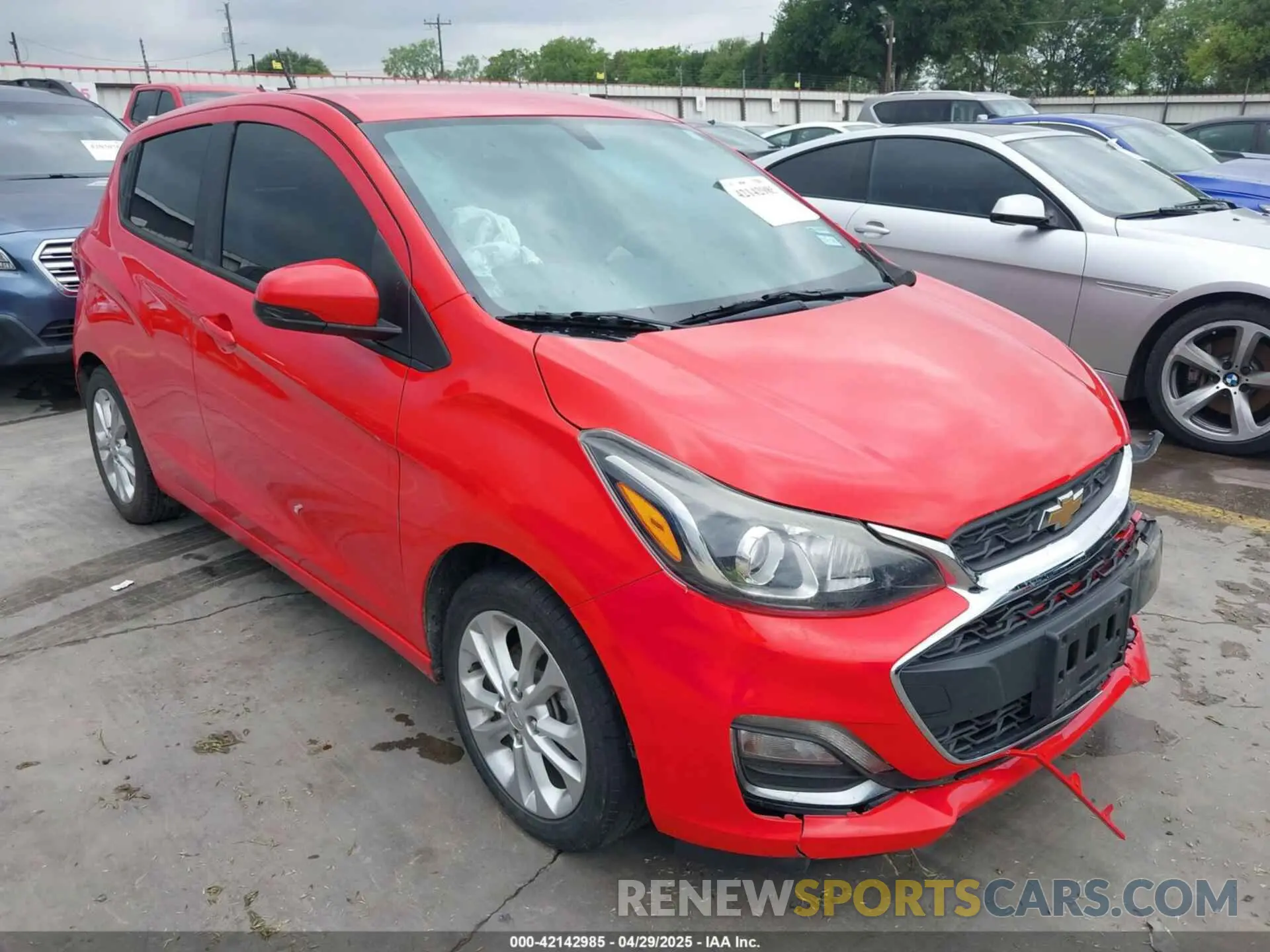 1 Photograph of a damaged car KL8CD6SAXLC442614 CHEVROLET SPARK 2020