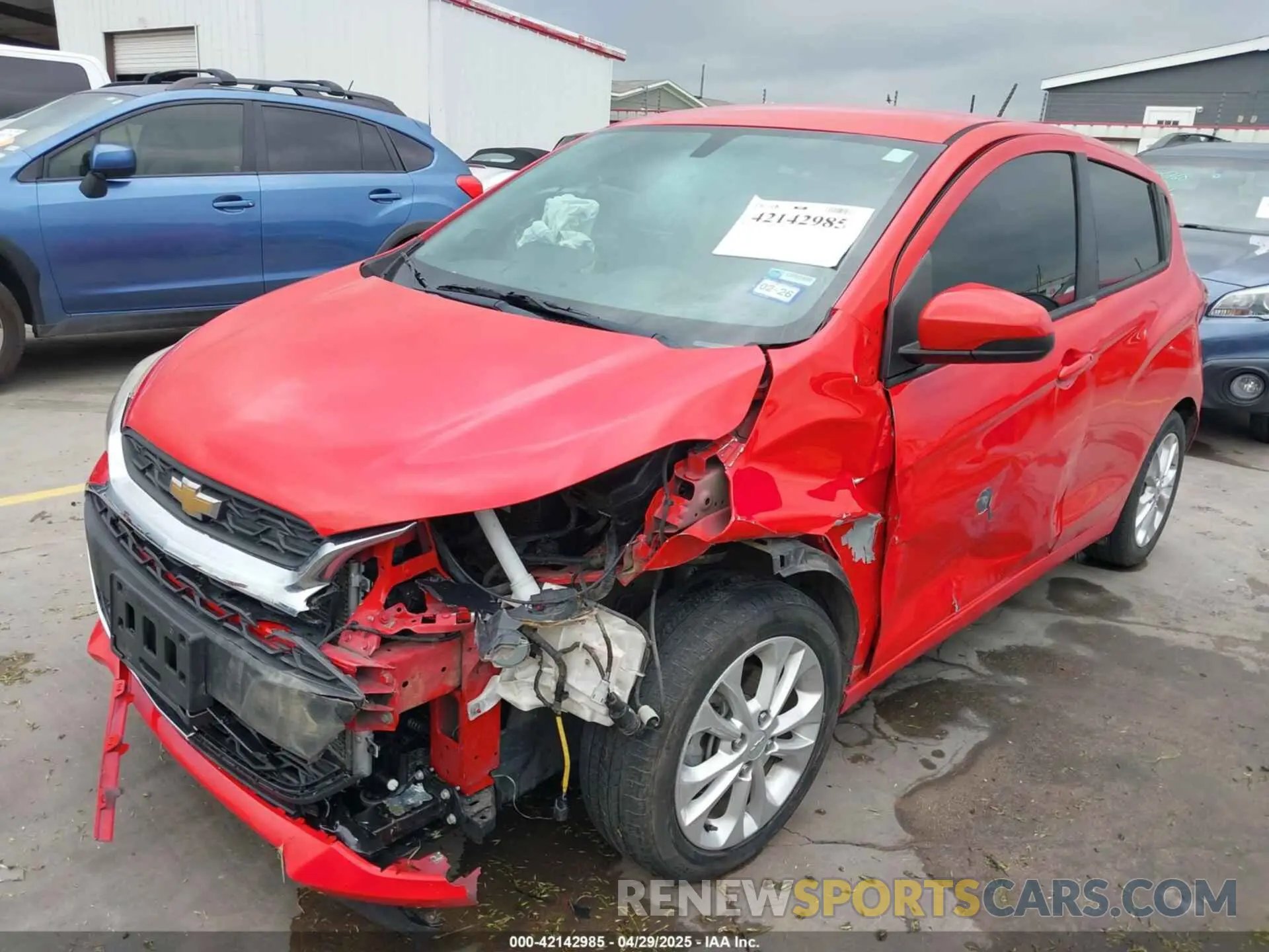 2 Photograph of a damaged car KL8CD6SAXLC442614 CHEVROLET SPARK 2020