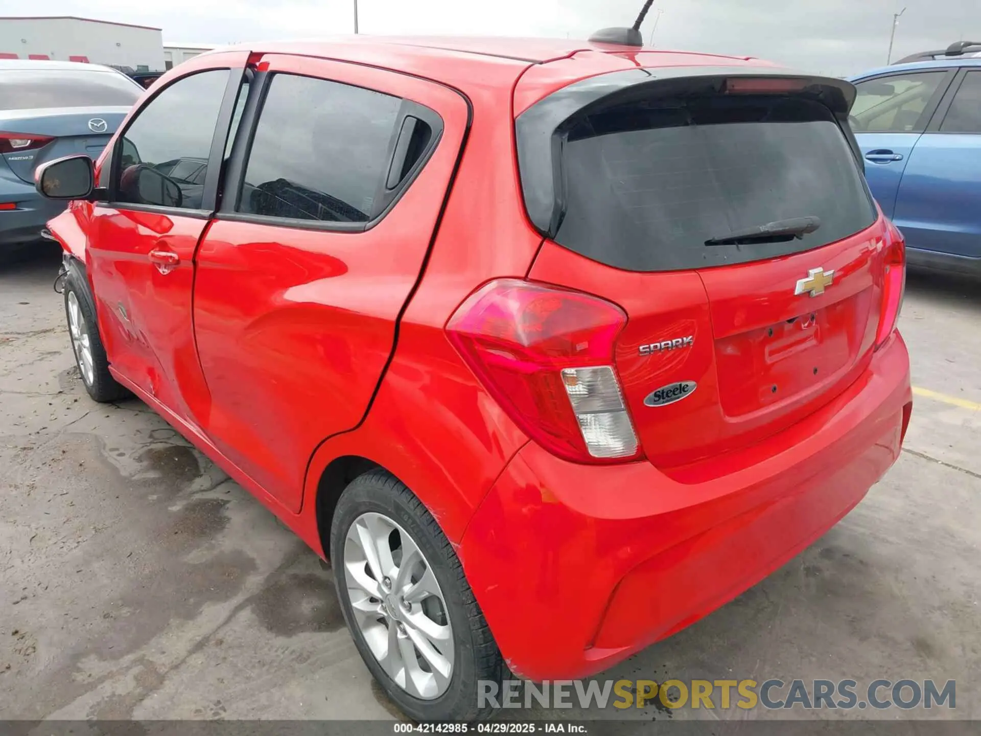 3 Photograph of a damaged car KL8CD6SAXLC442614 CHEVROLET SPARK 2020