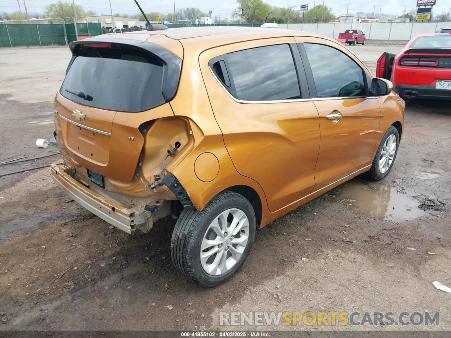 4 Фотография поврежденного автомобиля KL8CF6SA5LC422636 CHEVROLET SPARK 2020