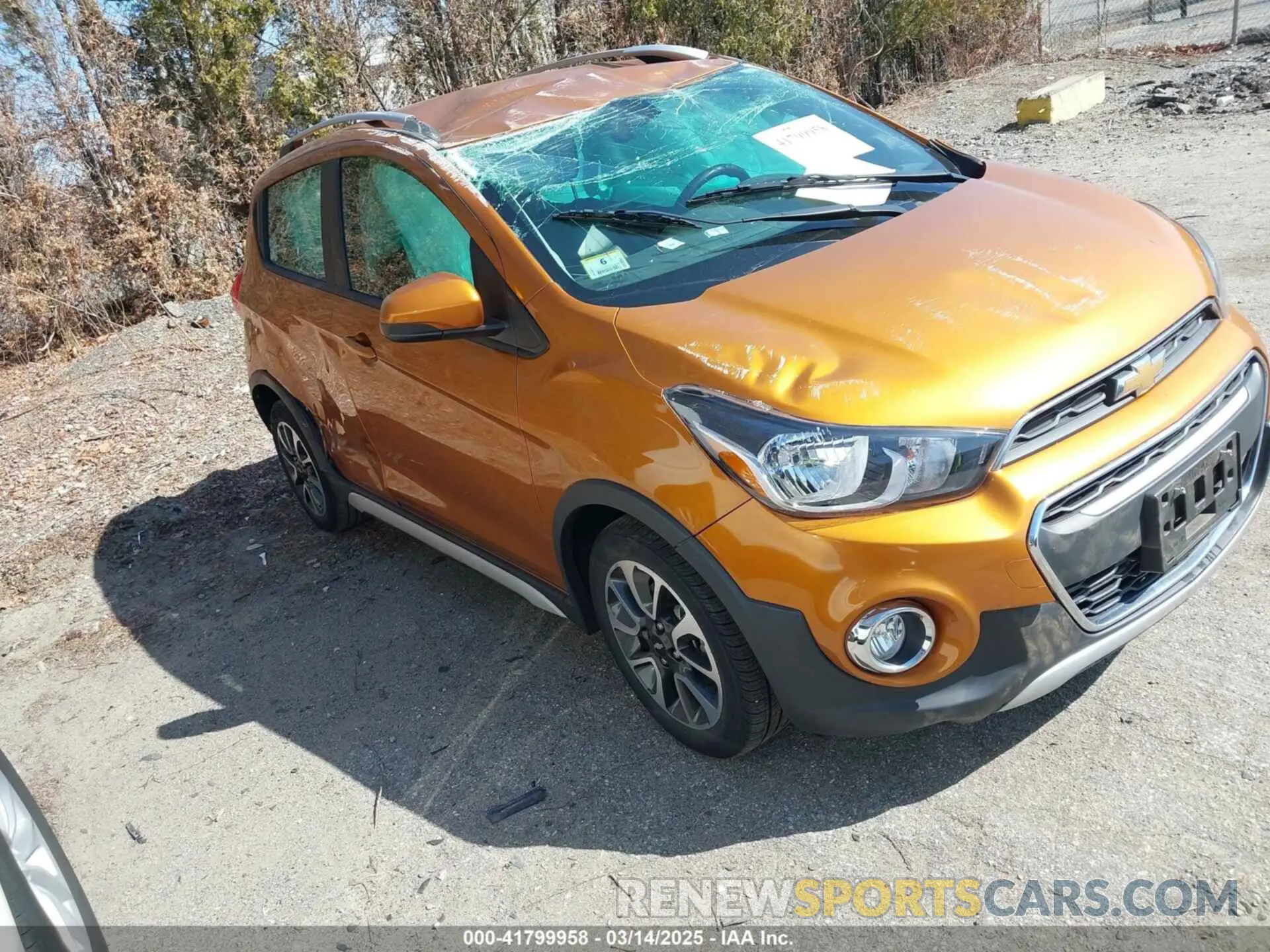 1 Photograph of a damaged car KL8CH6SA4LC427885 CHEVROLET SPARK 2020