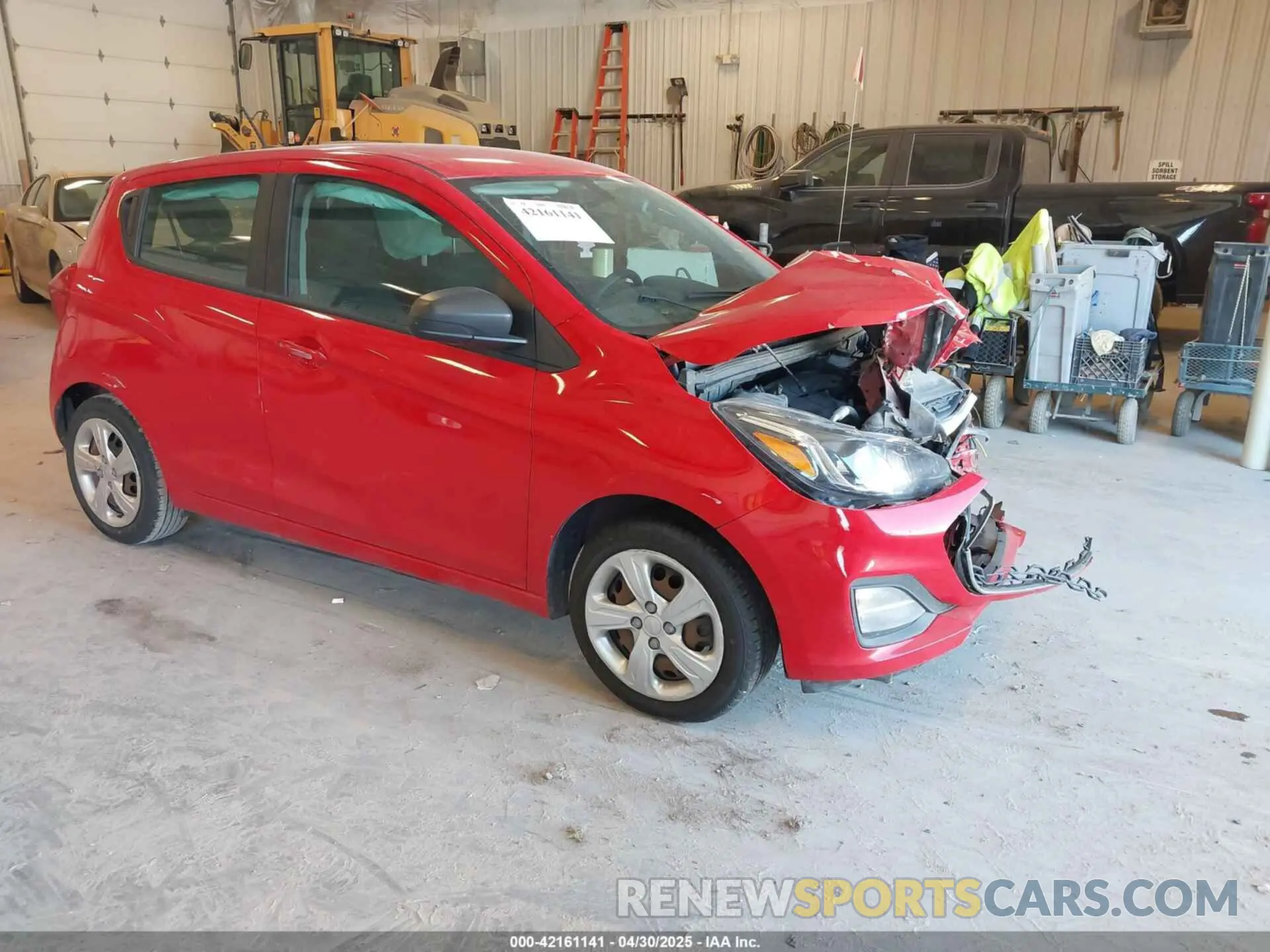 1 Photograph of a damaged car KL8CA6SA4MC729683 CHEVROLET SPARK 2021