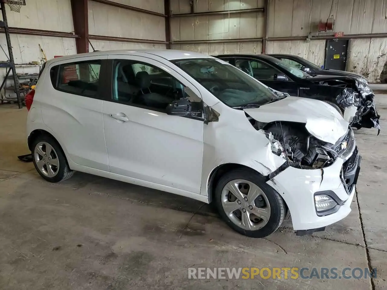 4 Photograph of a damaged car KL8CA6SA4MC741459 CHEVROLET SPARK 2021