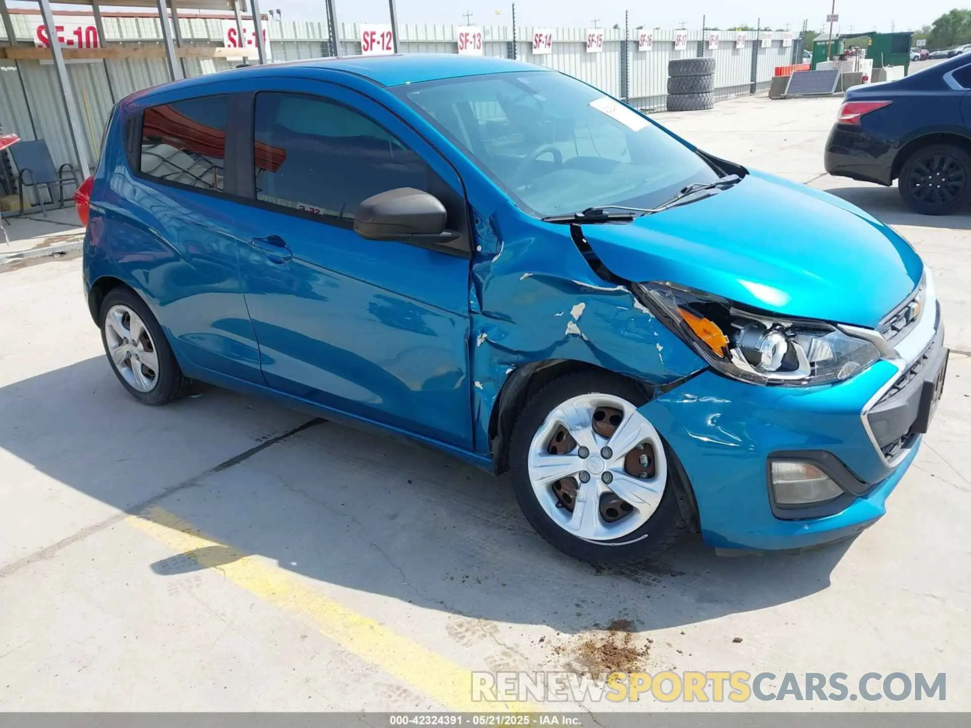 1 Photograph of a damaged car KL8CA6SA5MC716294 CHEVROLET SPARK 2021