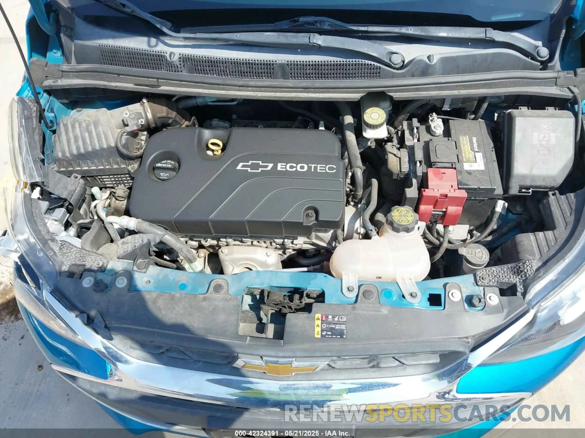 10 Photograph of a damaged car KL8CA6SA5MC716294 CHEVROLET SPARK 2021