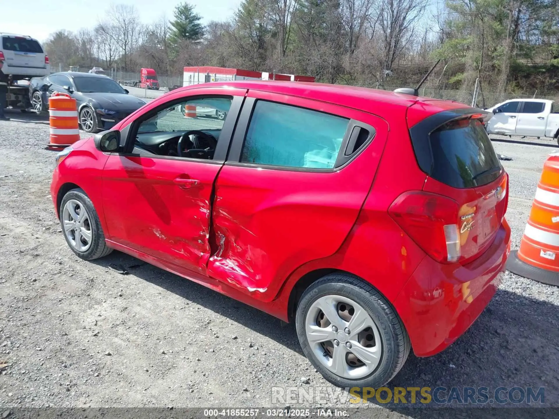 3 Фотография поврежденного автомобиля KL8CB6SA0MC742640 CHEVROLET SPARK 2021
