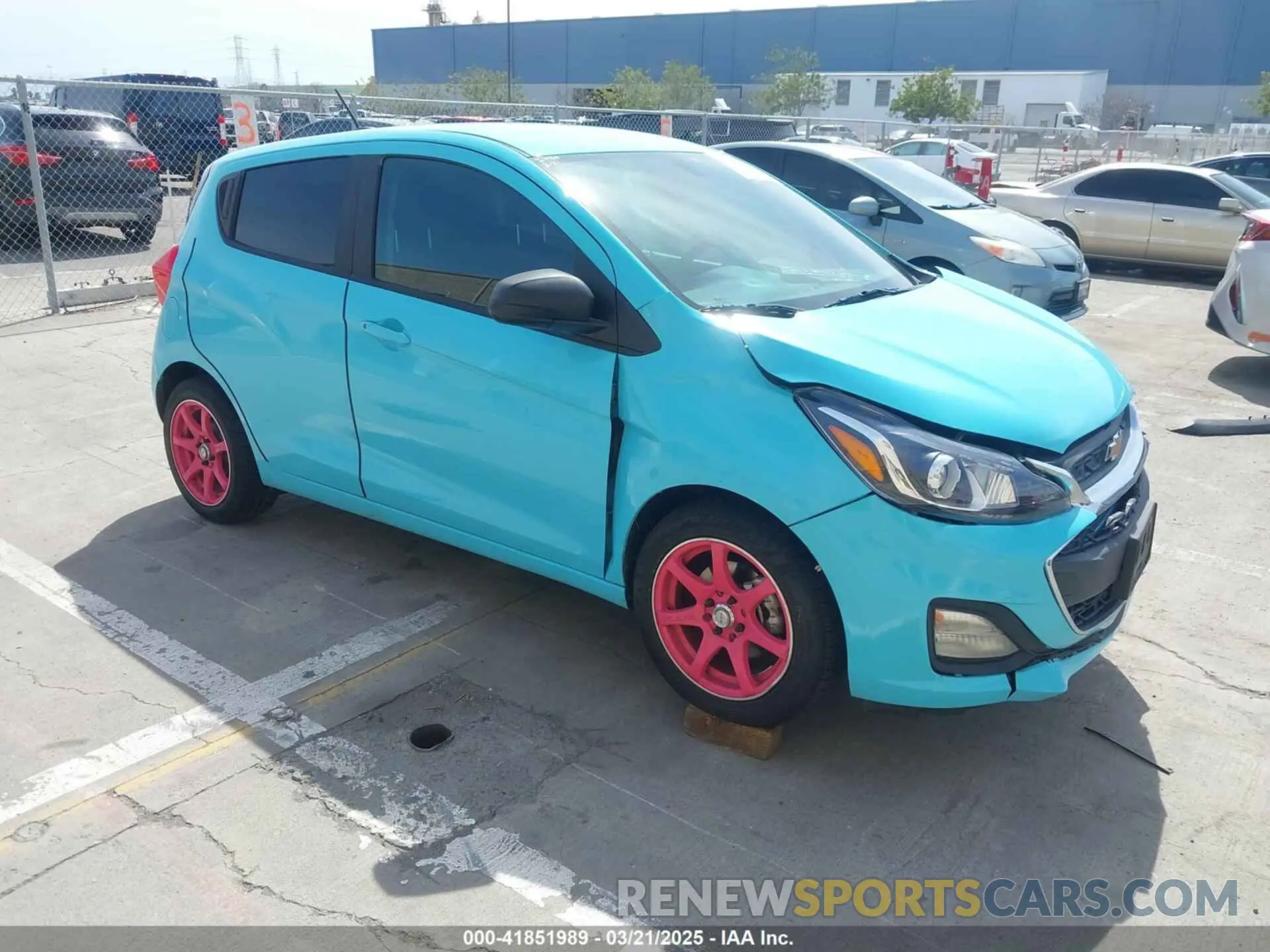 1 Фотография поврежденного автомобиля KL8CB6SA1MC228604 CHEVROLET SPARK 2021