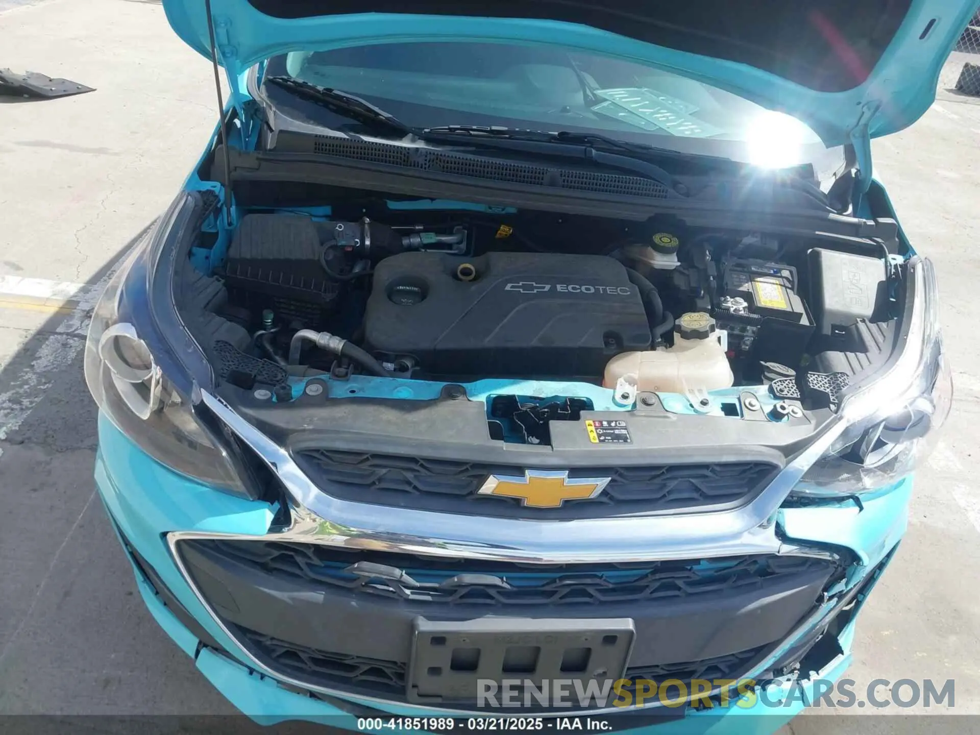 10 Фотография поврежденного автомобиля KL8CB6SA1MC228604 CHEVROLET SPARK 2021