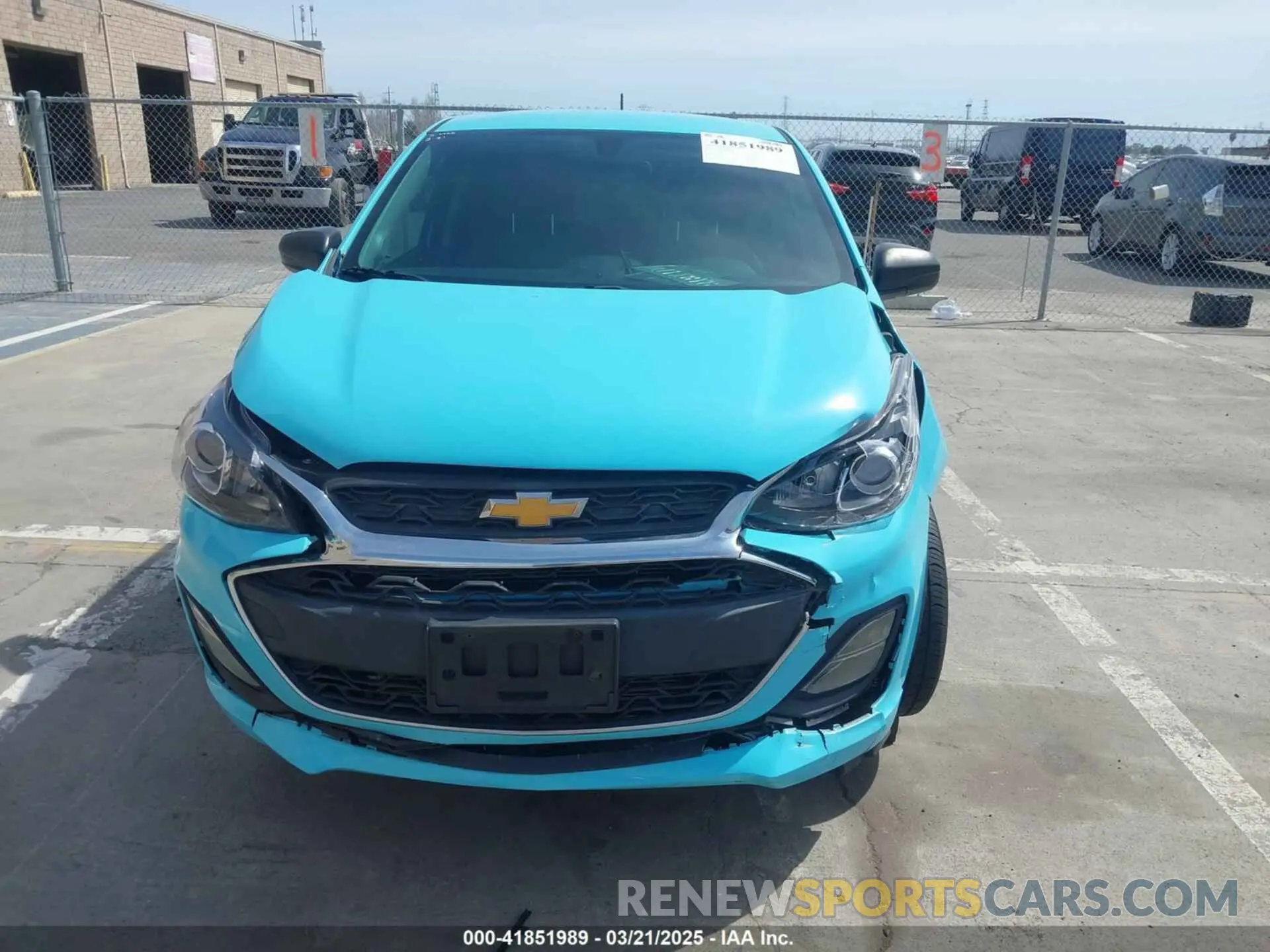 12 Фотография поврежденного автомобиля KL8CB6SA1MC228604 CHEVROLET SPARK 2021