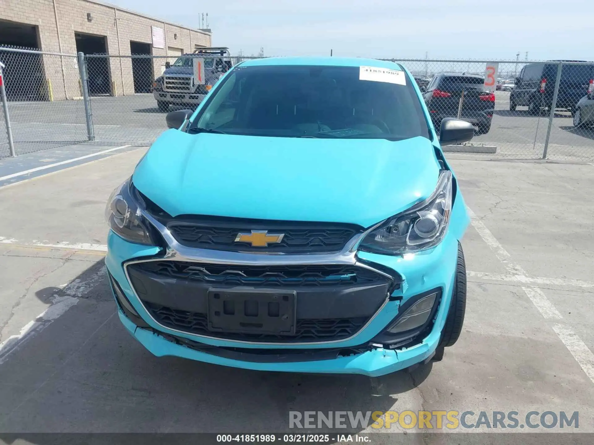 6 Фотография поврежденного автомобиля KL8CB6SA1MC228604 CHEVROLET SPARK 2021