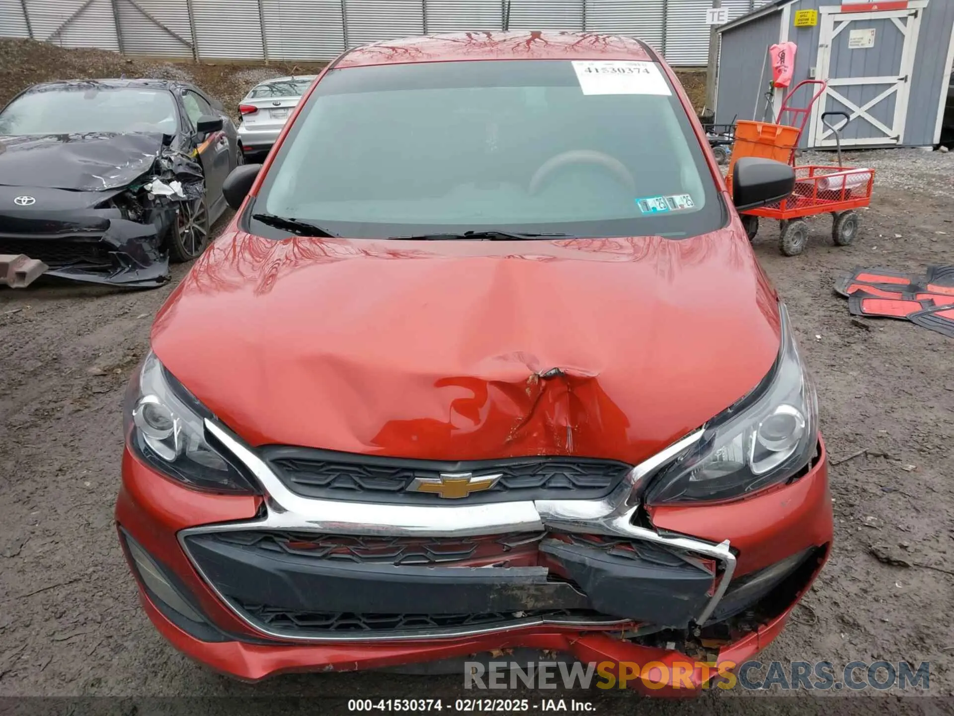 12 Фотография поврежденного автомобиля KL8CB6SA2MC221127 CHEVROLET SPARK 2021