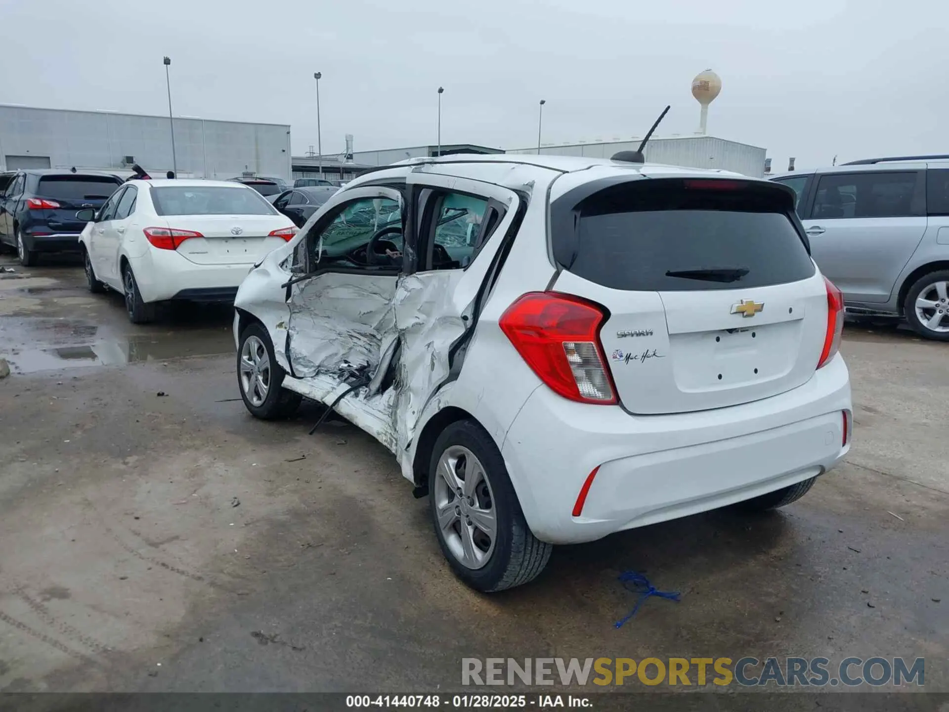 3 Фотография поврежденного автомобиля KL8CB6SA2MC723135 CHEVROLET SPARK 2021