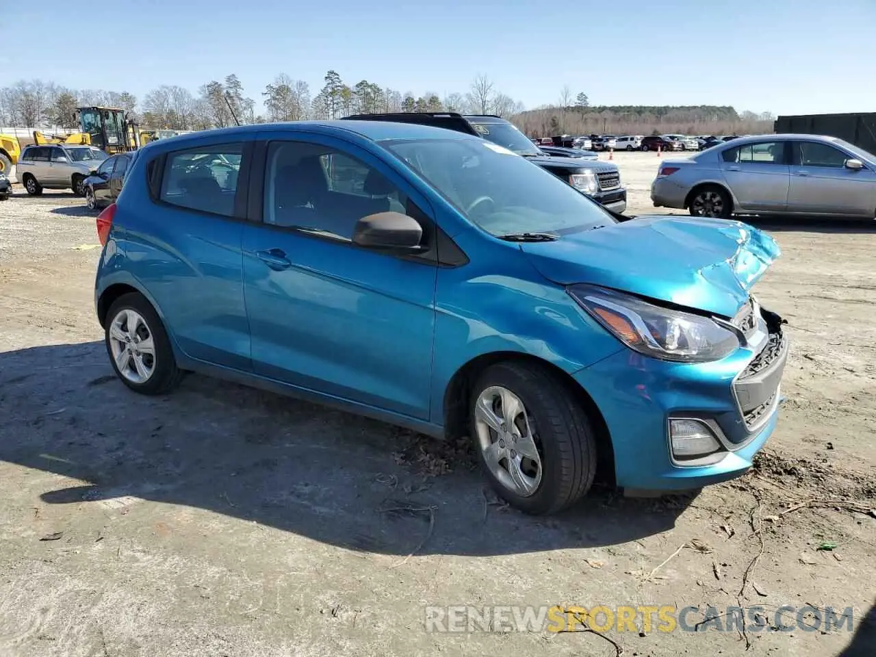 4 Фотография поврежденного автомобиля KL8CB6SA2MC741764 CHEVROLET SPARK 2021