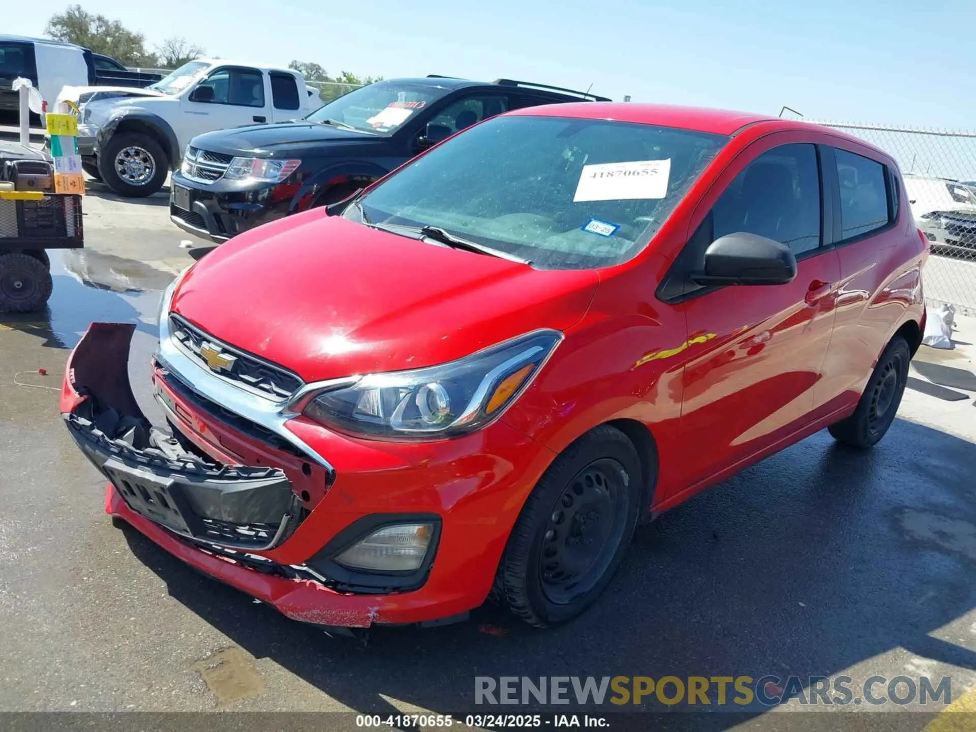 2 Photograph of a damaged car KL8CB6SA3MC702715 CHEVROLET SPARK 2021
