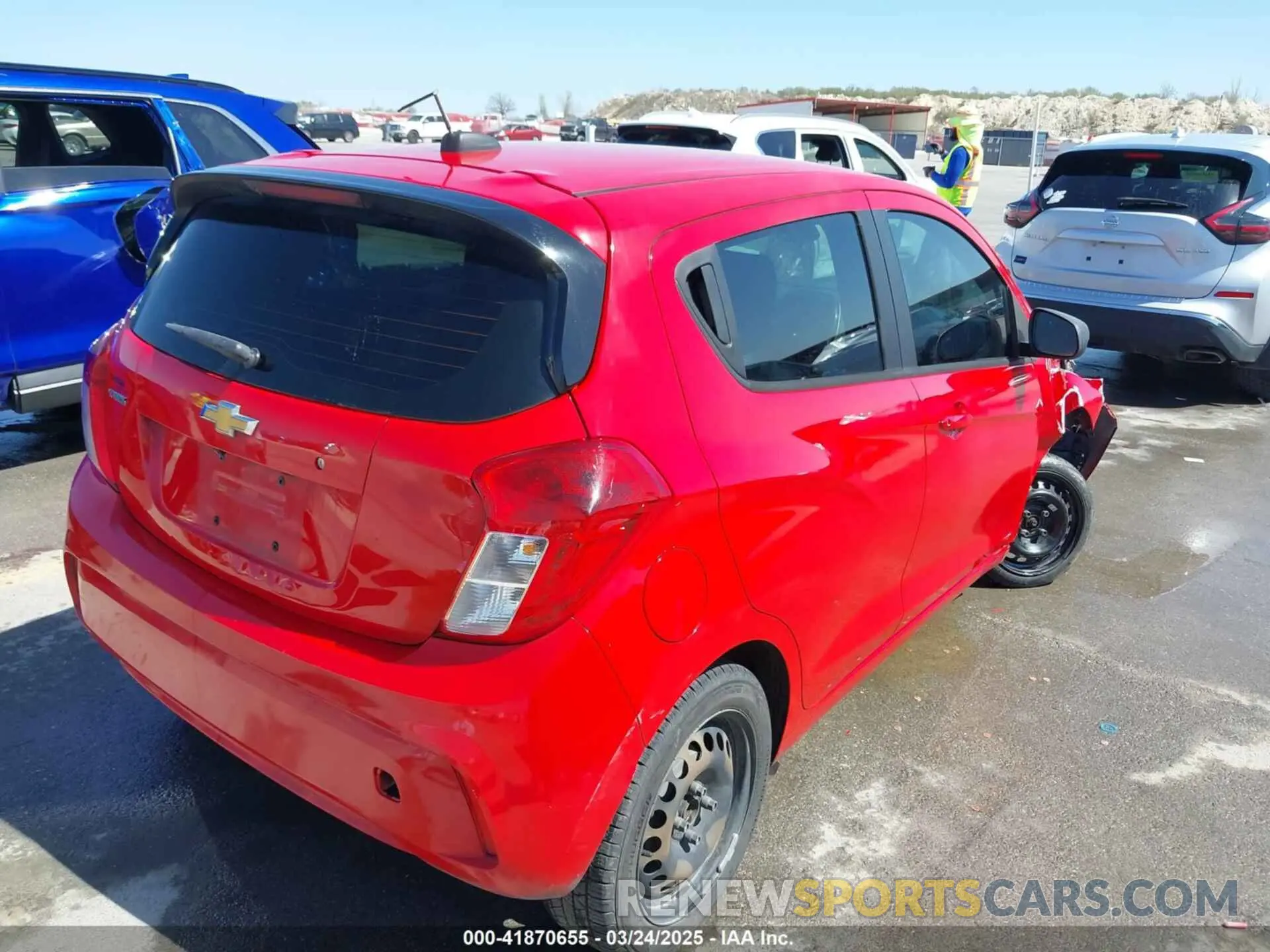 4 Photograph of a damaged car KL8CB6SA3MC702715 CHEVROLET SPARK 2021