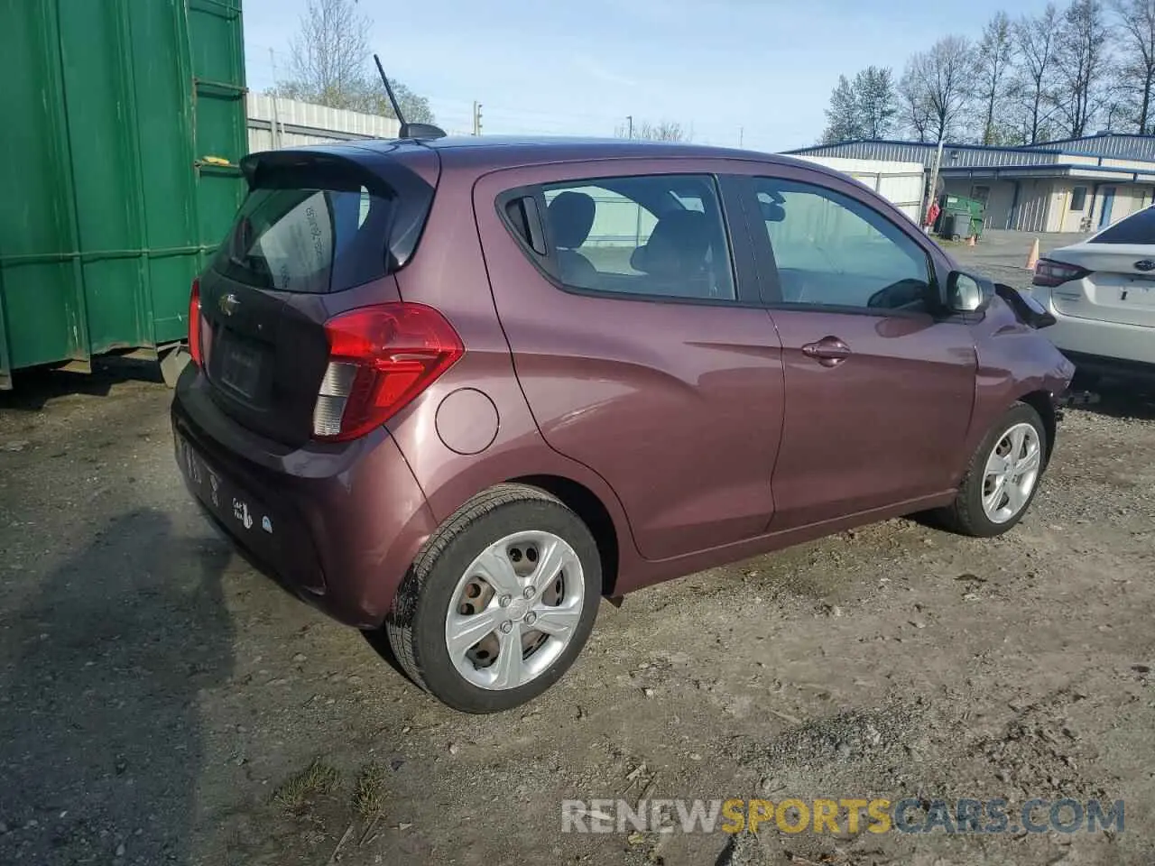 3 Photograph of a damaged car KL8CB6SA3MC712306 CHEVROLET SPARK 2021