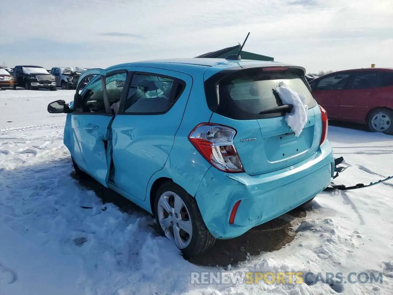 2 Фотография поврежденного автомобиля KL8CB6SA4MC222294 CHEVROLET SPARK 2021