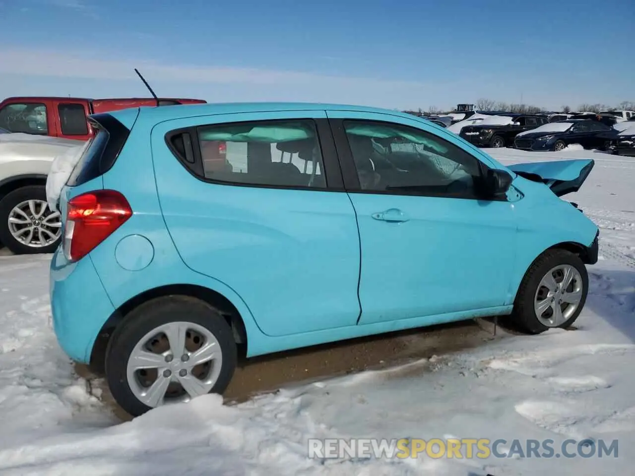 3 Фотография поврежденного автомобиля KL8CB6SA4MC222294 CHEVROLET SPARK 2021