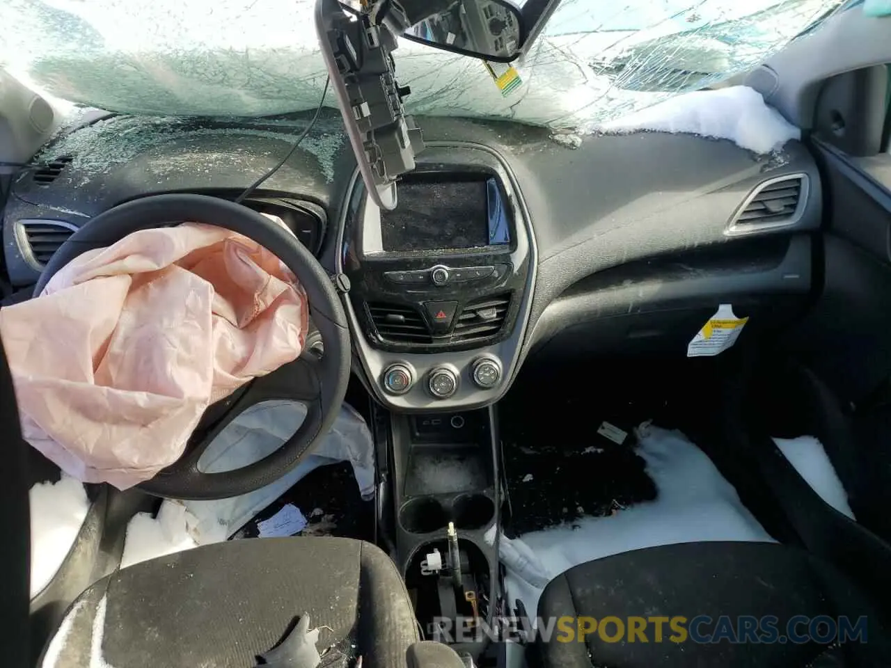 8 Фотография поврежденного автомобиля KL8CB6SA4MC222294 CHEVROLET SPARK 2021