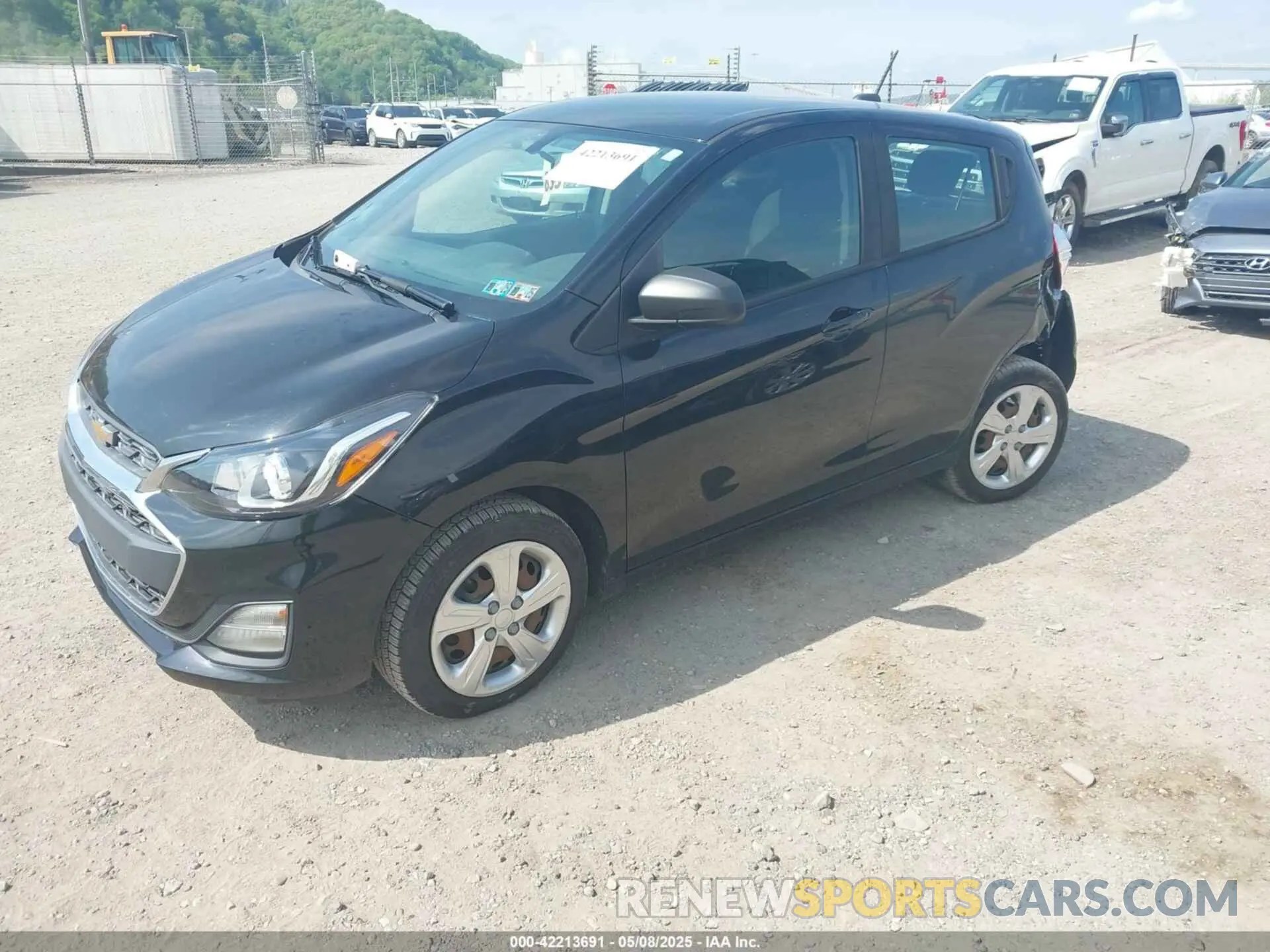 2 Фотография поврежденного автомобиля KL8CB6SA4MC711889 CHEVROLET SPARK 2021