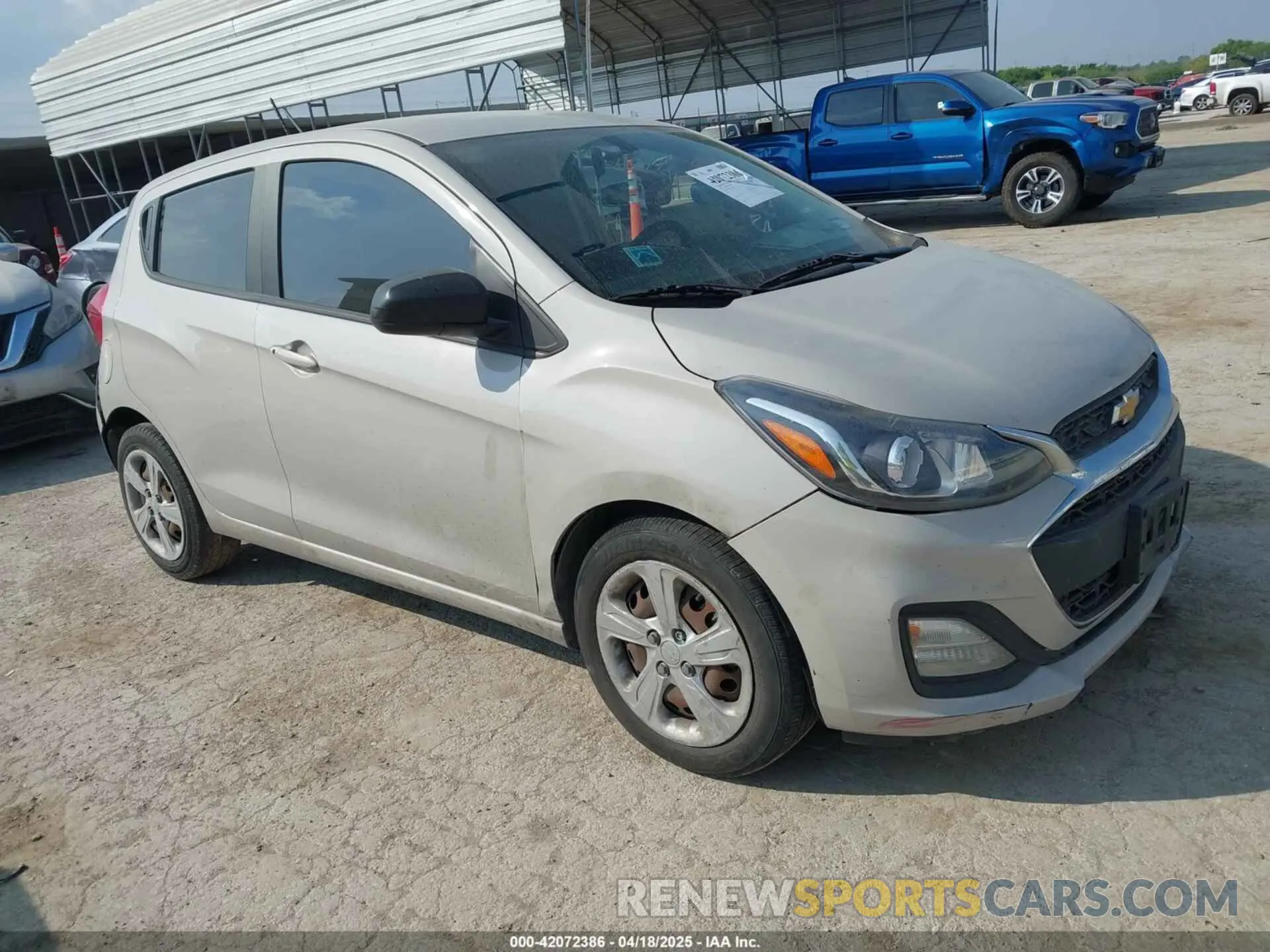 1 Фотография поврежденного автомобиля KL8CB6SA4MC742818 CHEVROLET SPARK 2021