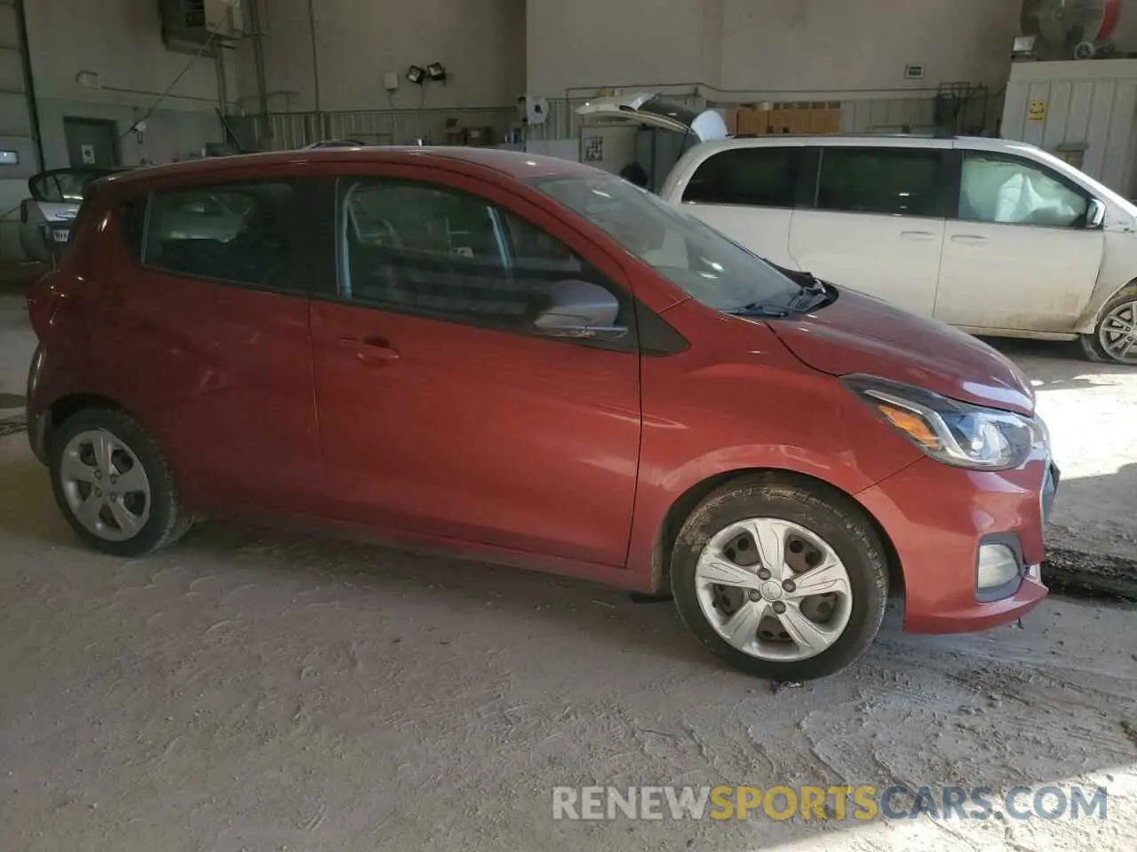 4 Фотография поврежденного автомобиля KL8CB6SA5MC712310 CHEVROLET SPARK 2021