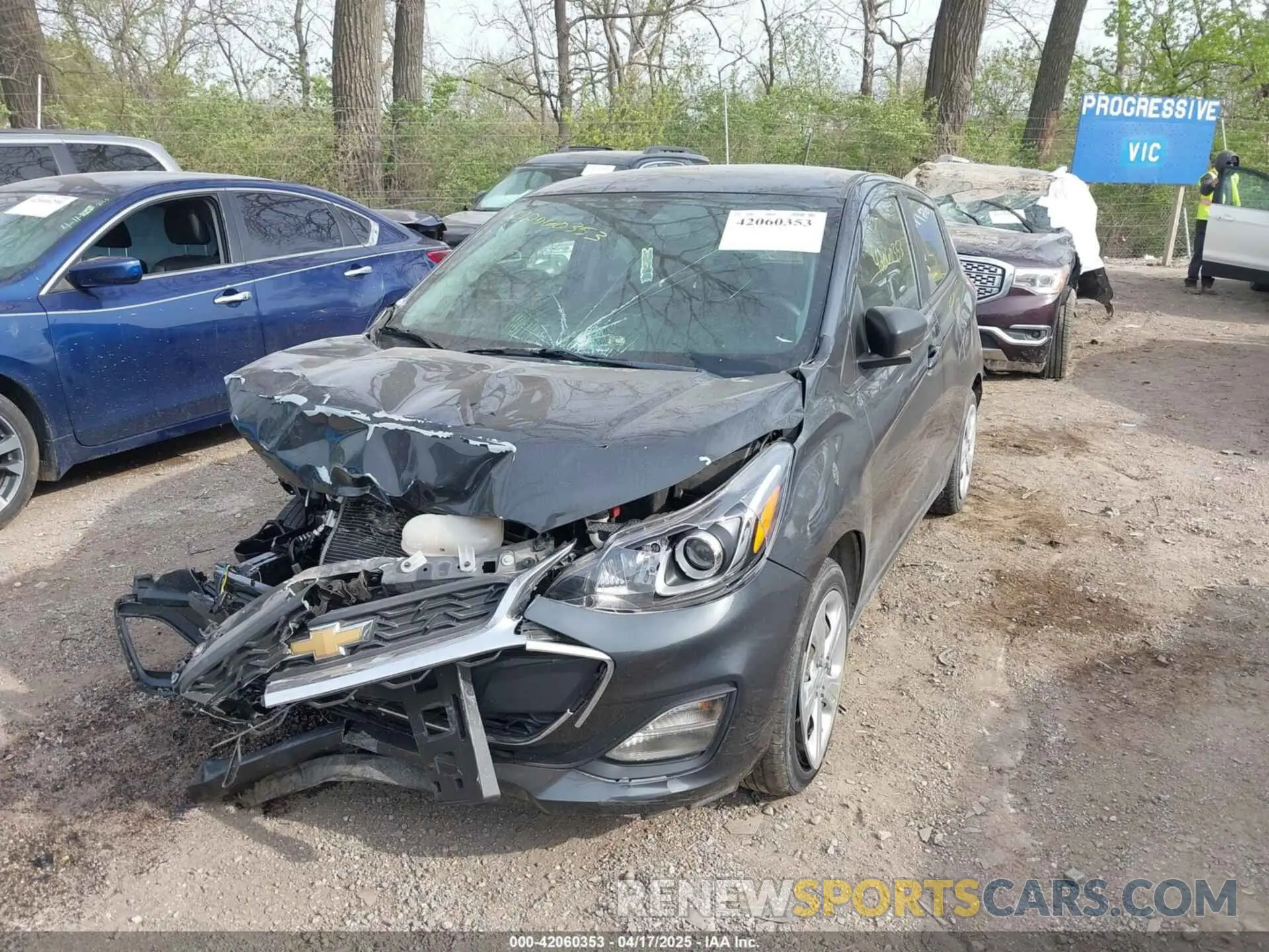 2 Фотография поврежденного автомобиля KL8CB6SA5MC736977 CHEVROLET SPARK 2021