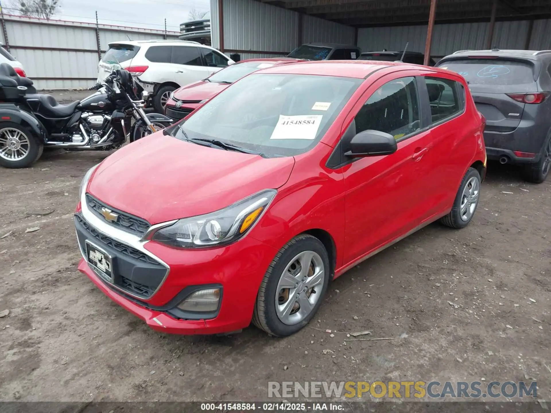 2 Photograph of a damaged car KL8CB6SA6MC702370 CHEVROLET SPARK 2021