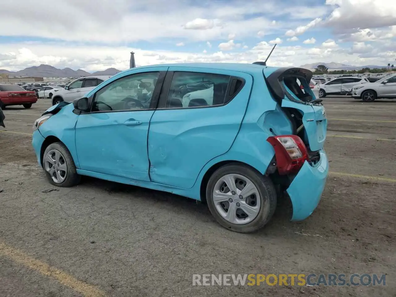 2 Фотография поврежденного автомобиля KL8CB6SA7MC227831 CHEVROLET SPARK 2021