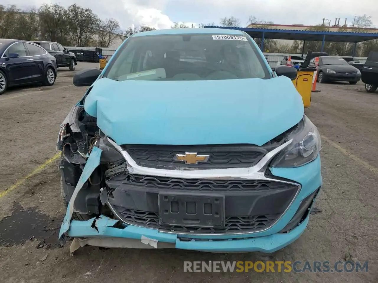 5 Фотография поврежденного автомобиля KL8CB6SA7MC227831 CHEVROLET SPARK 2021
