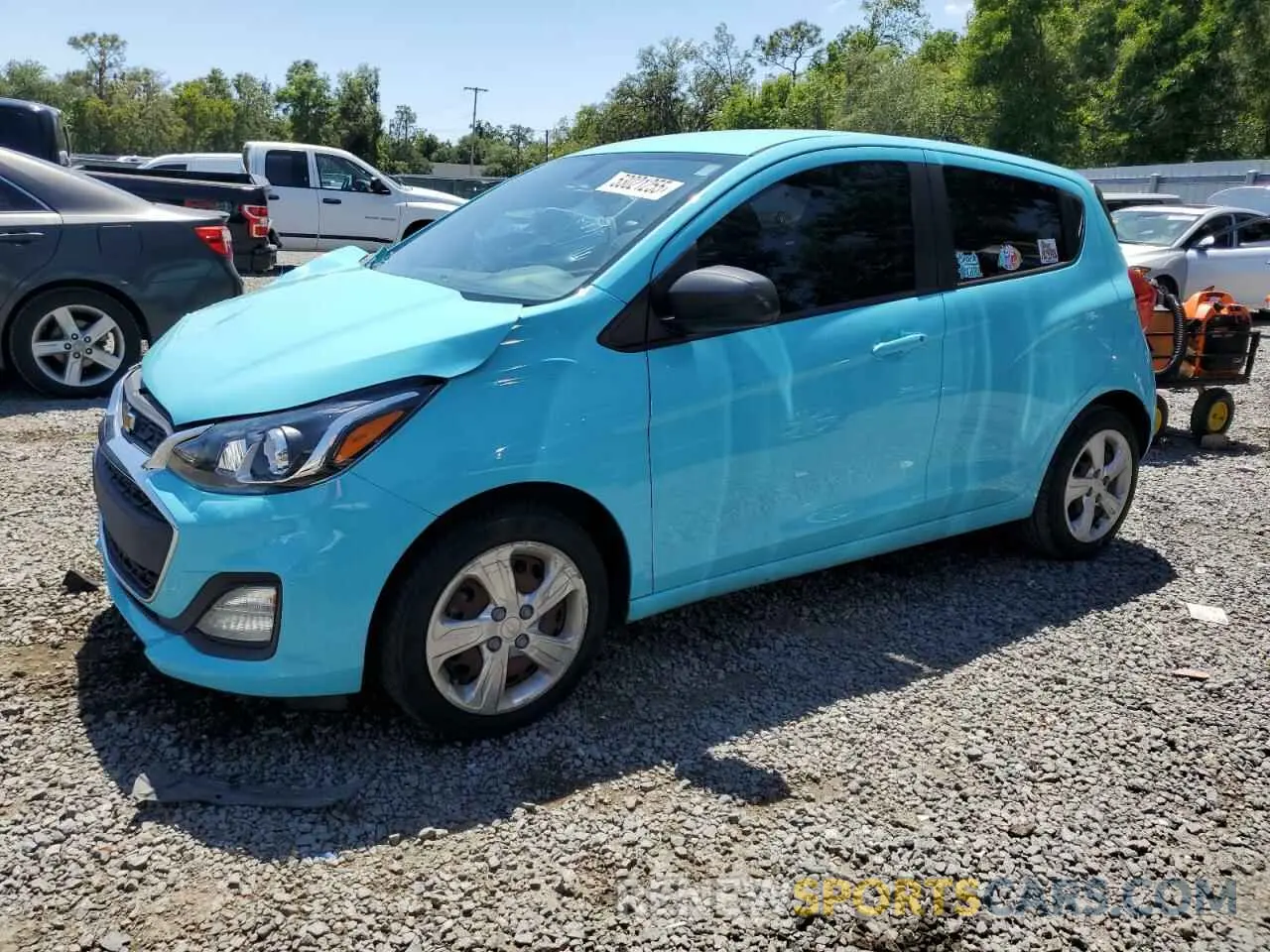 1 Photograph of a damaged car KL8CB6SA7MC709750 CHEVROLET SPARK 2021