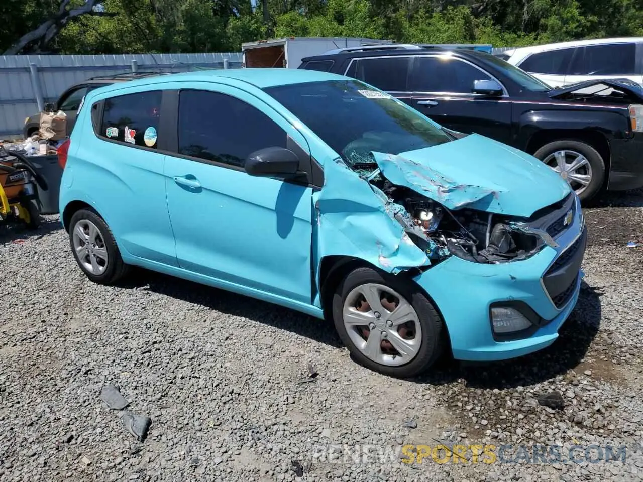 4 Photograph of a damaged car KL8CB6SA7MC709750 CHEVROLET SPARK 2021